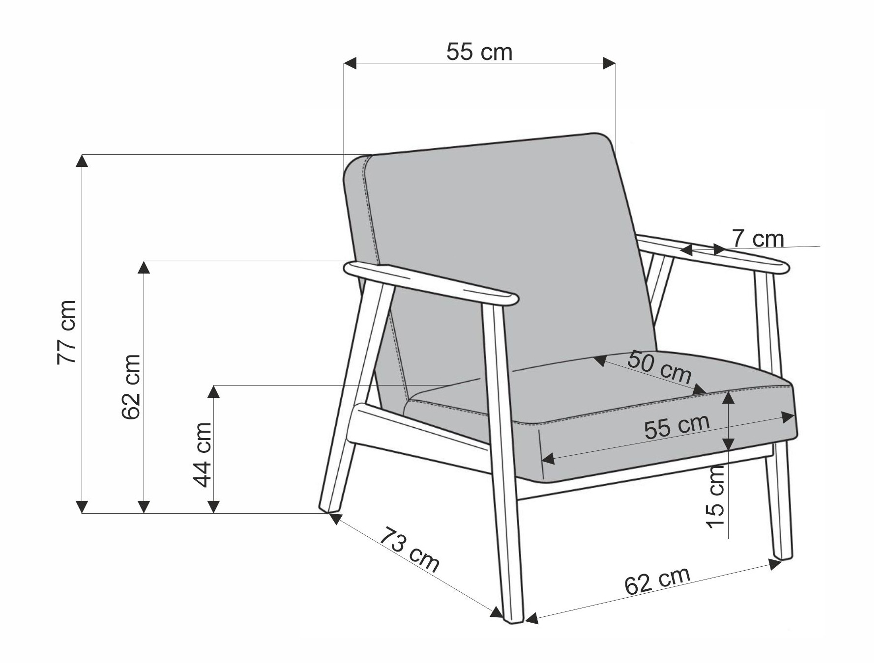 Fotoliu Houston 2116 (Castel 39)