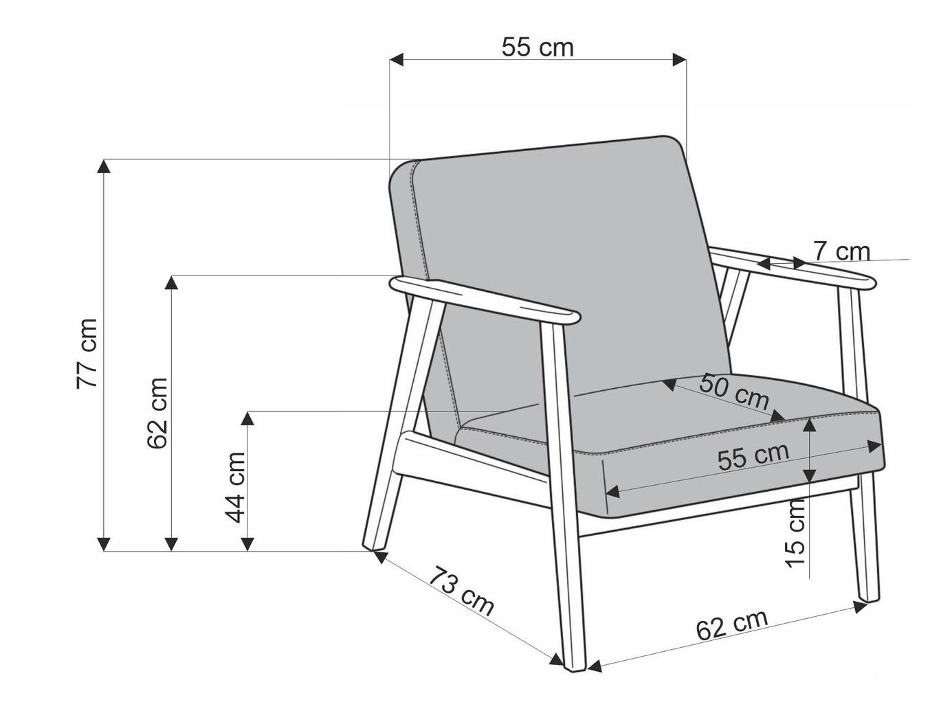 Fotoliu Houston 2116 (Castel 93)