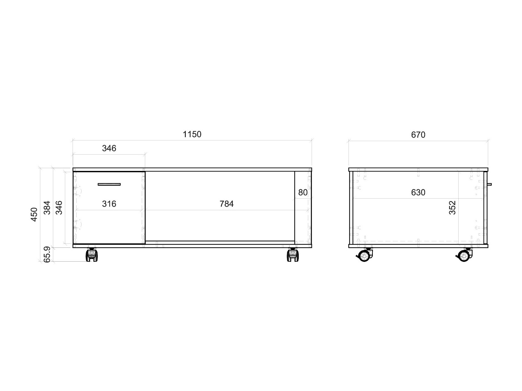 Măsuță de cafea Tencati 105