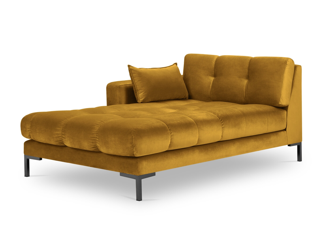 Canapea tip șezlong Lormelo 119 (Malia Tumeric)