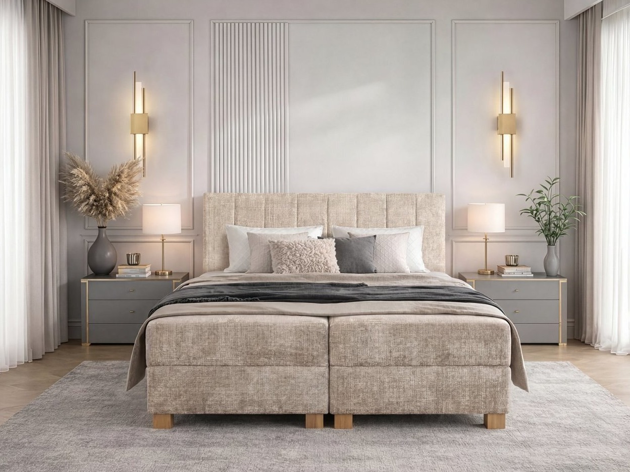 Pat boxspring Houston 2119 (Bej)