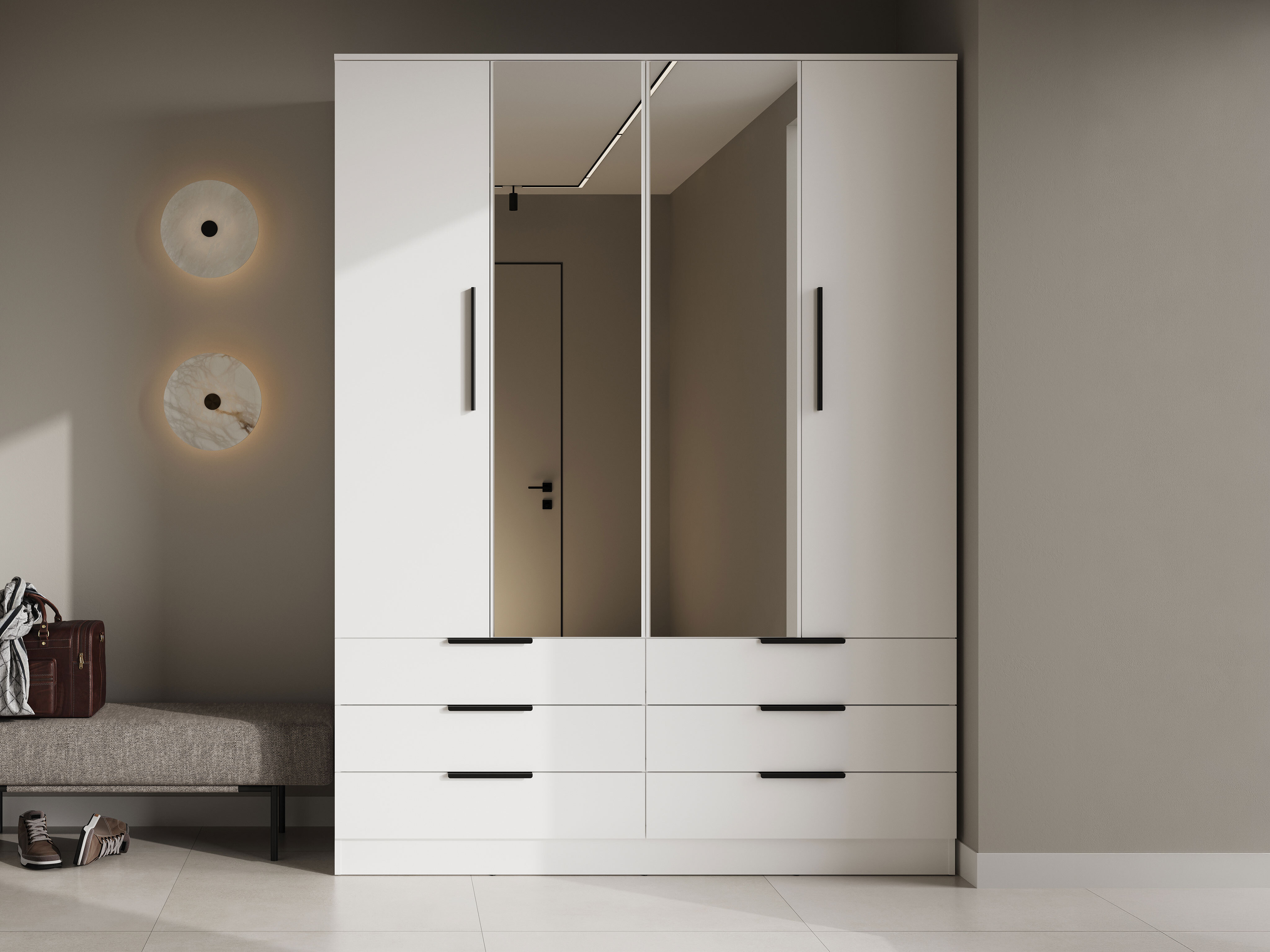 Dulap Fresno 182 (Alb)