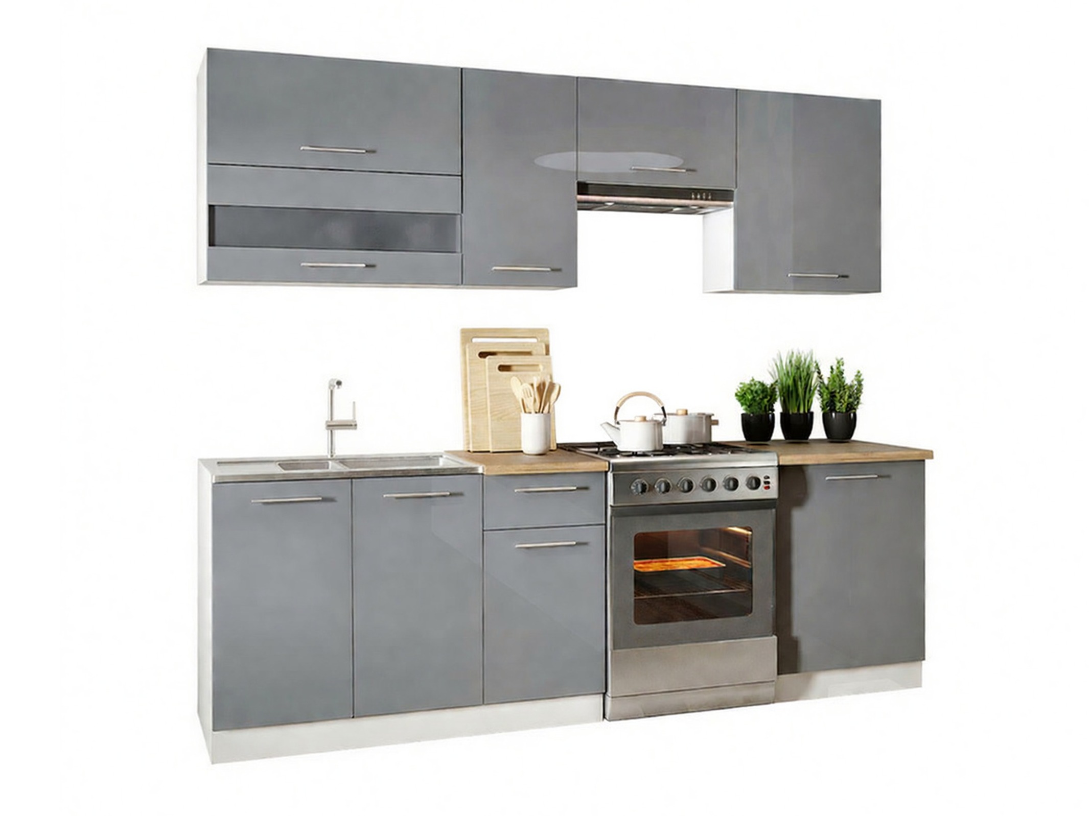 Set de bucătărie modular Tiffa Grey 106