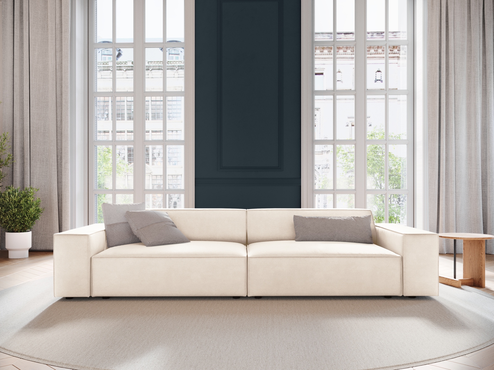 Canapea Lomcalu 120 (PLUSH CREAM)
