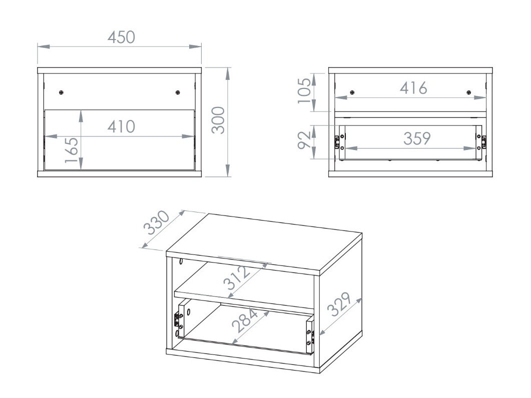 Noptieră Morsero 106