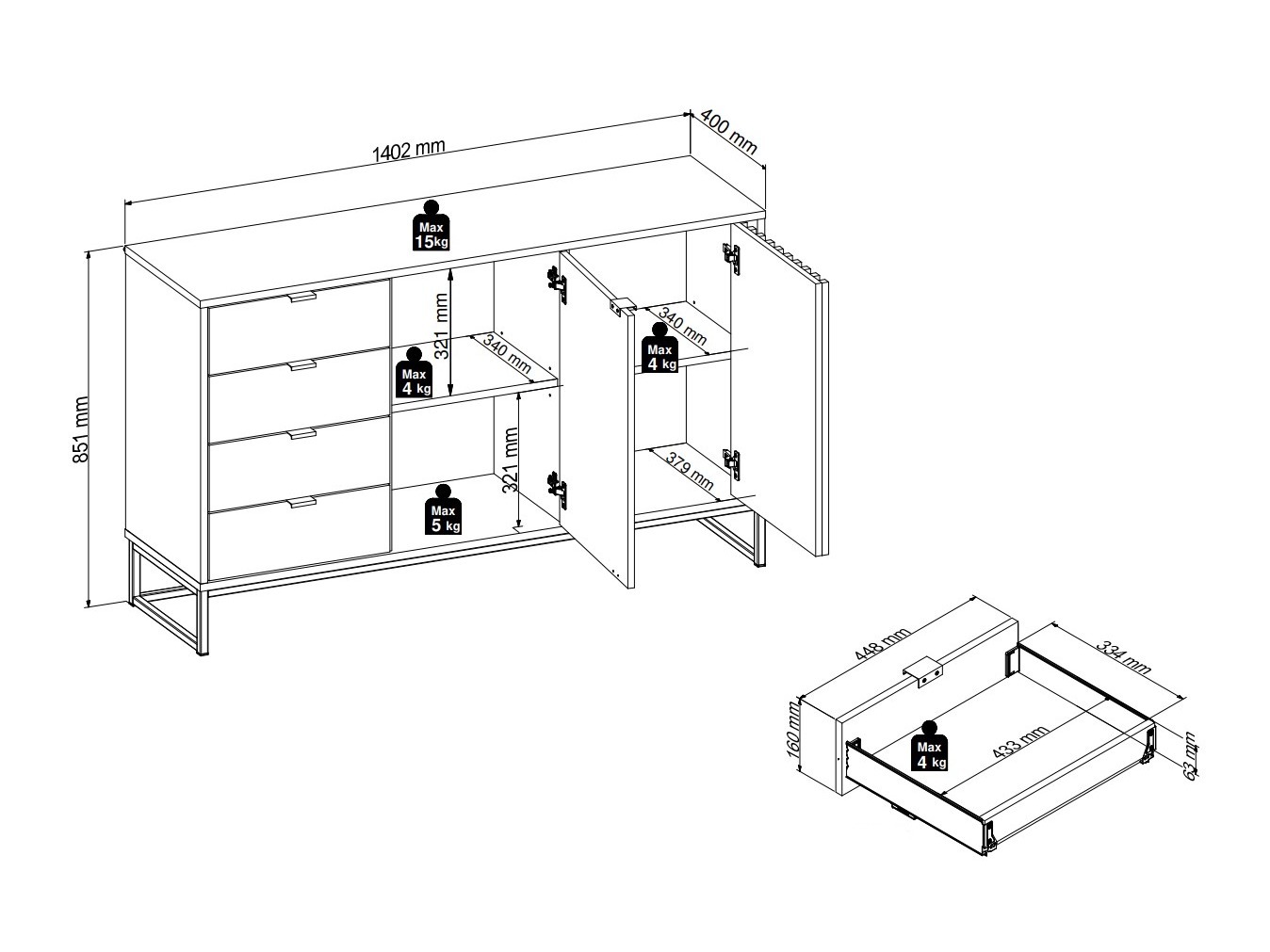 Set de living Sondelu 106
