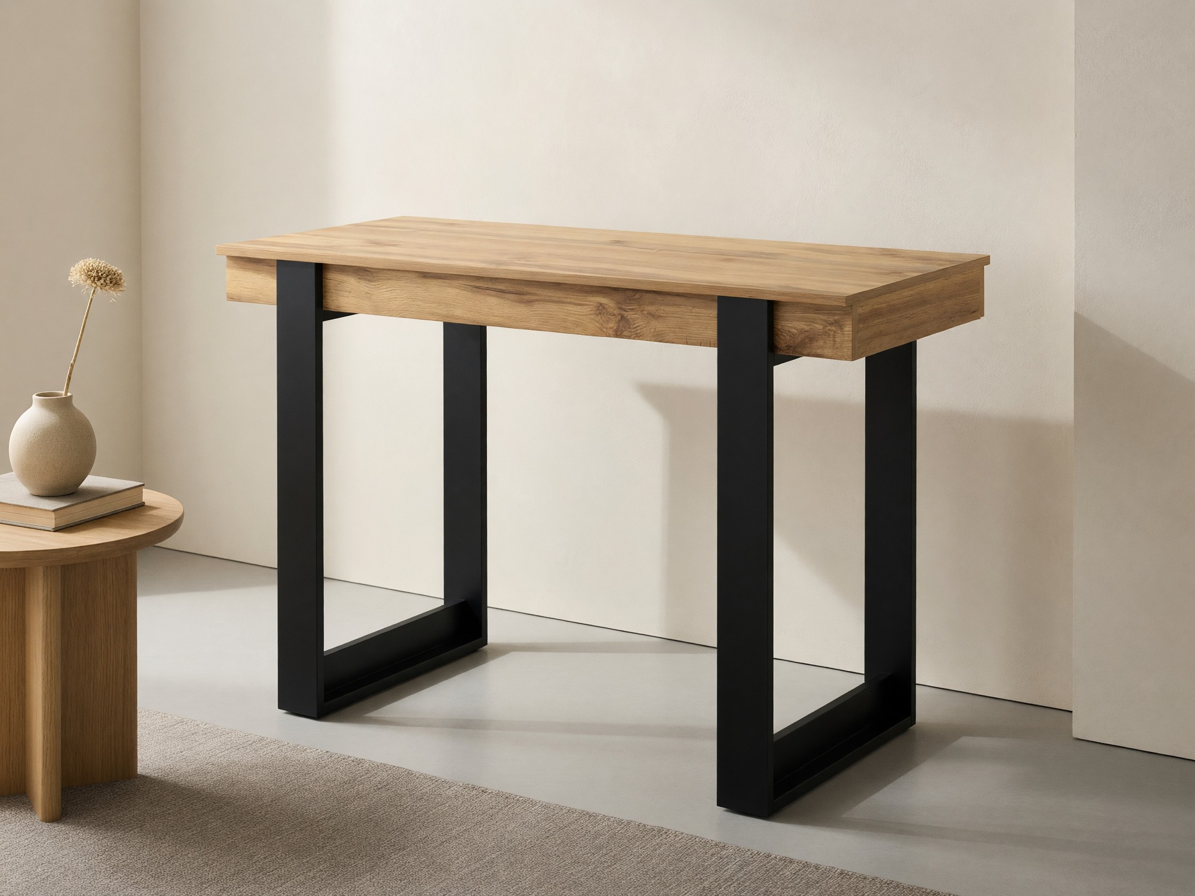 Birou Denton 609 (Stejar + Negru)