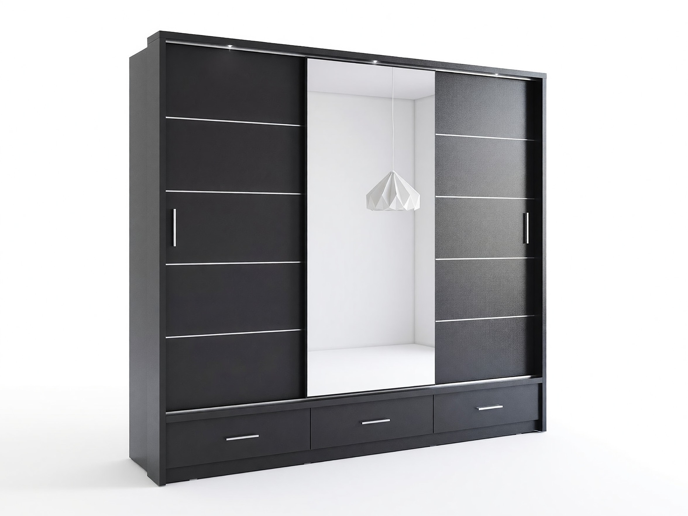 Dulap Fresno 100 (Negru)
