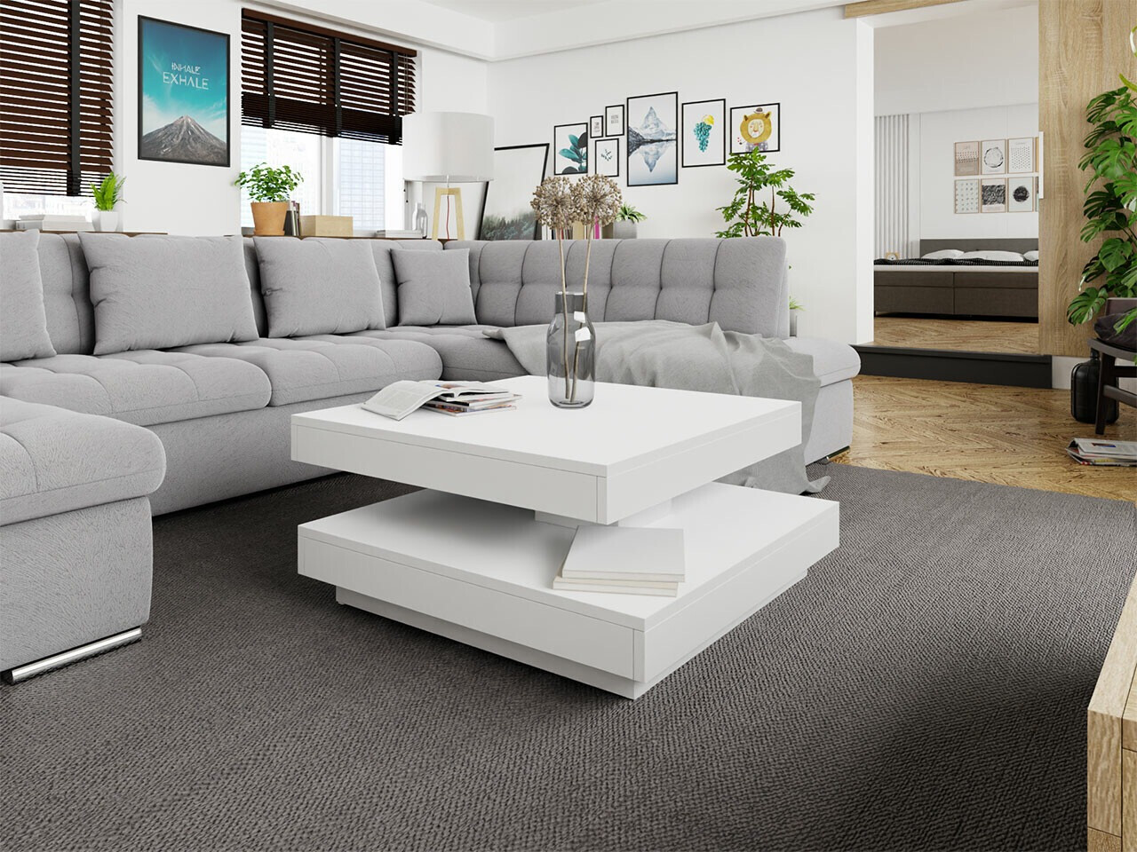 Masă de cafea rotativă SR11403