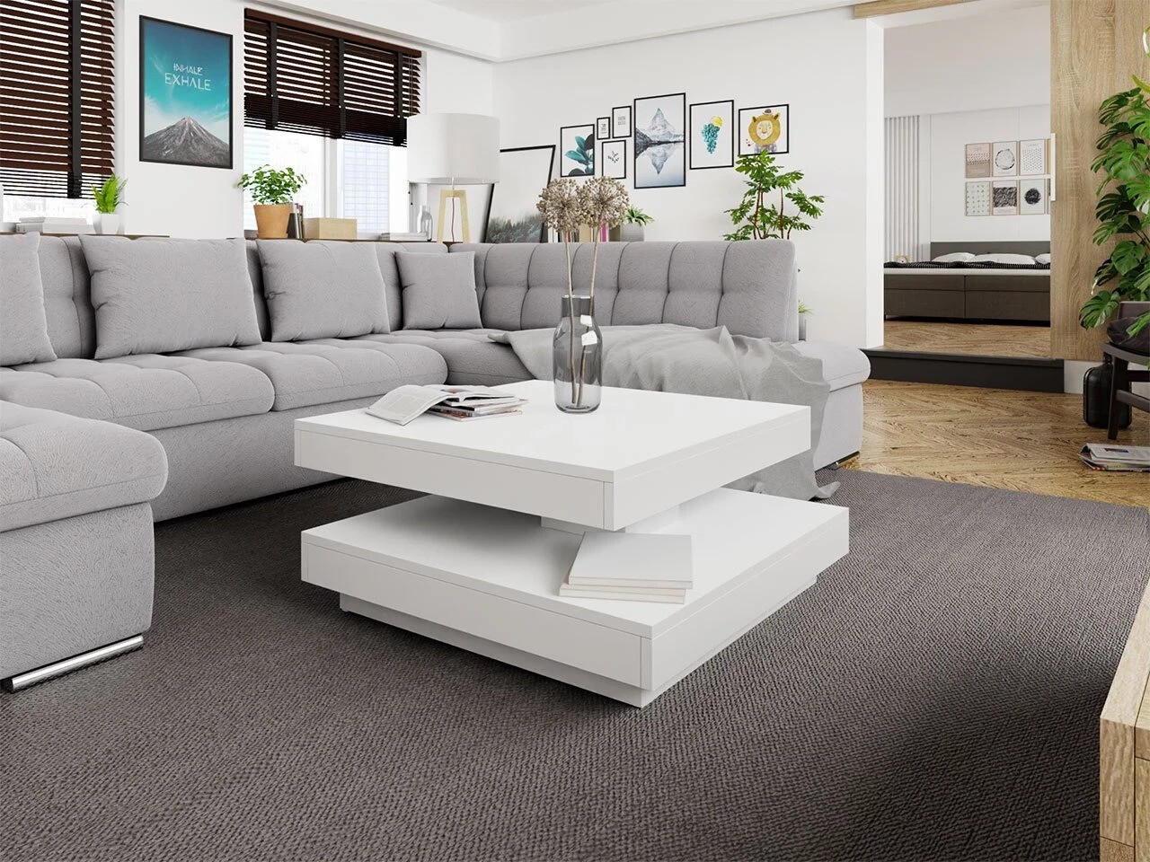 Masă de cafea rotativă SR11403