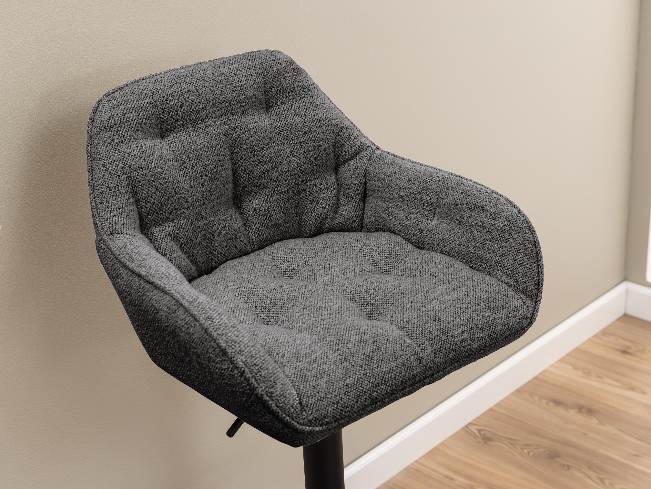 Scaun de bar Norsica 650 (Negru + Antracit)