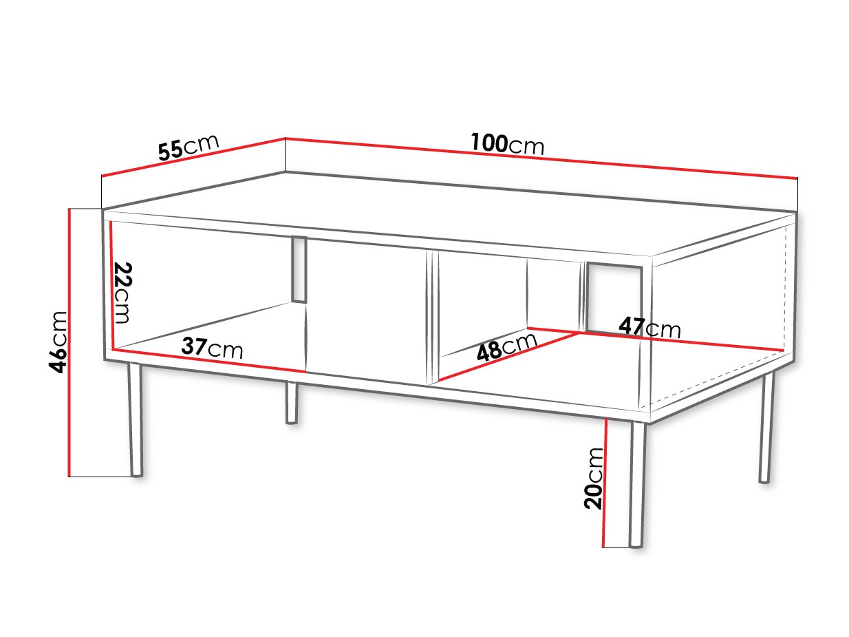 Măsuță de cafea Morbala 101