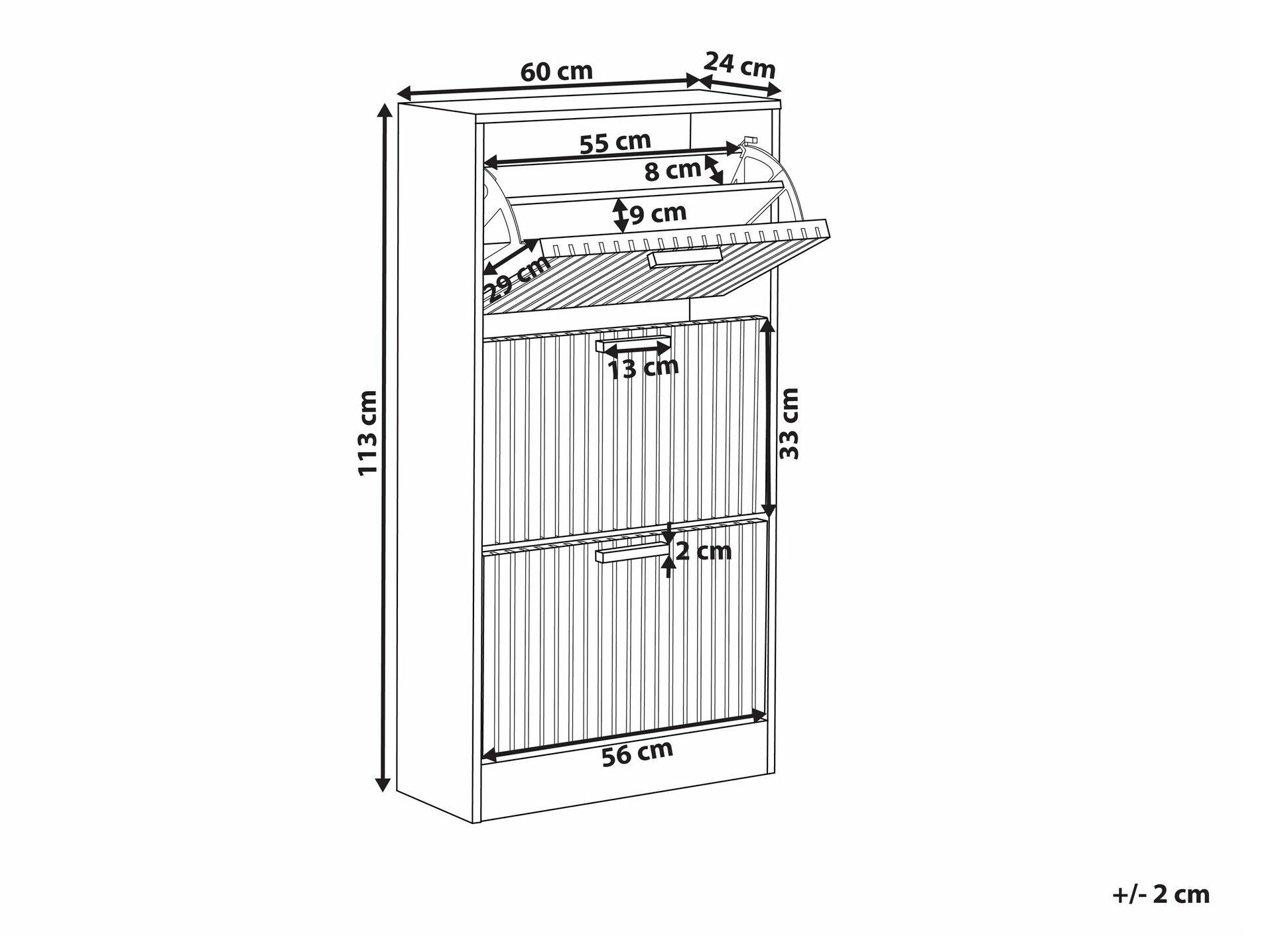 Dulap pantofi SR11415 cu ambalaj deteriorat