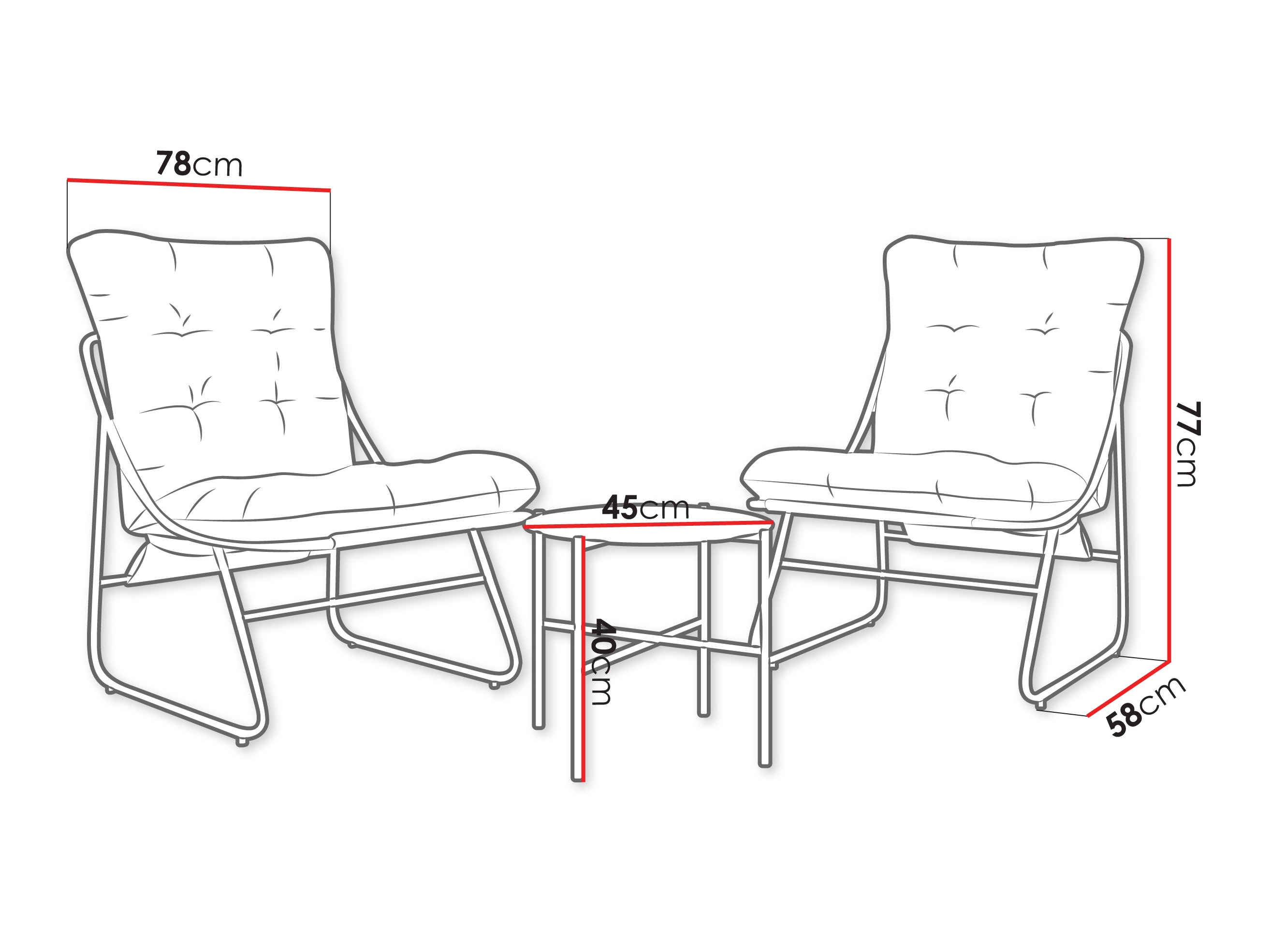 Set de balcon Spatium