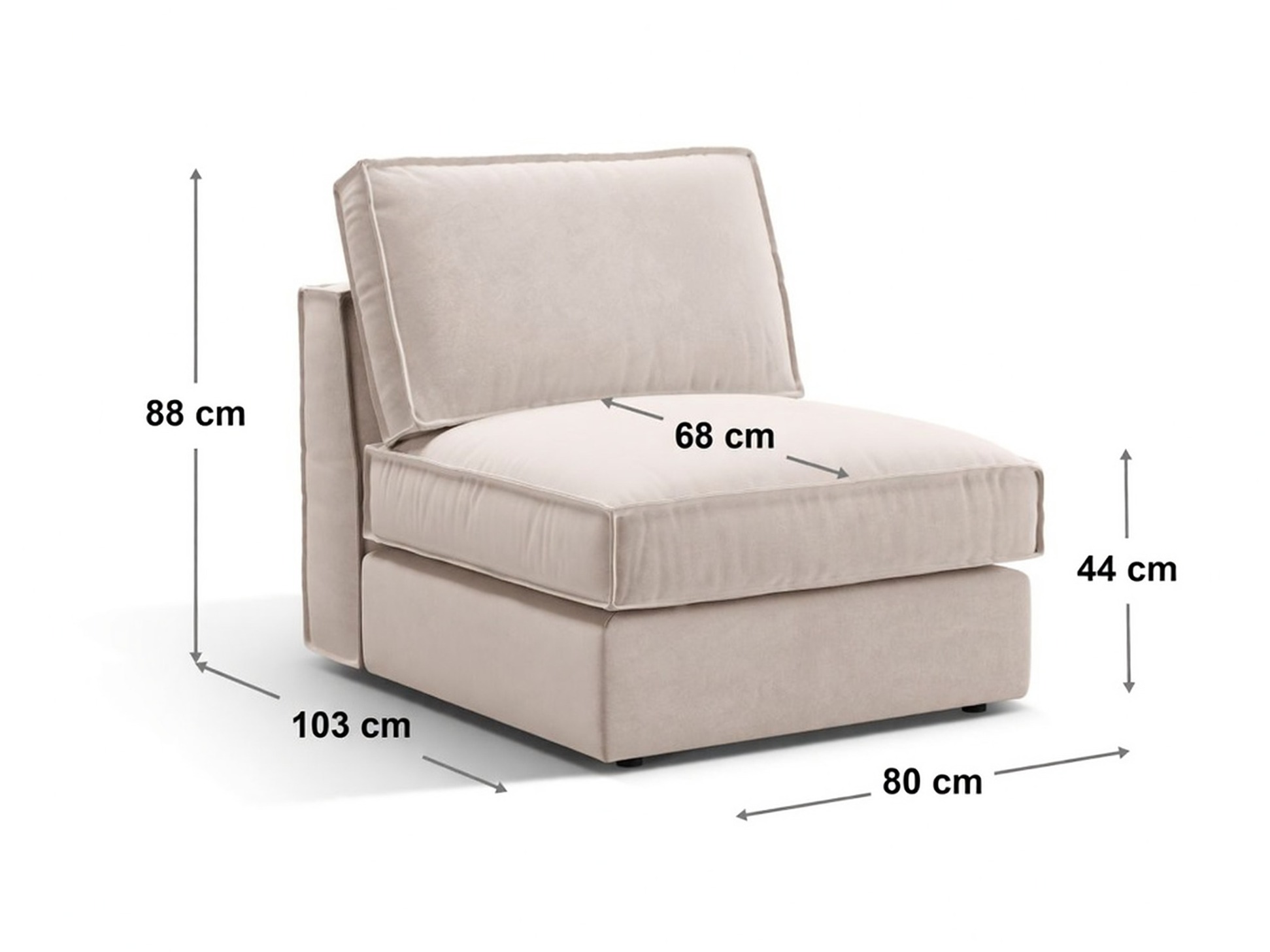 Fotoliu modular Dalodei 100 (Salvador 04)
