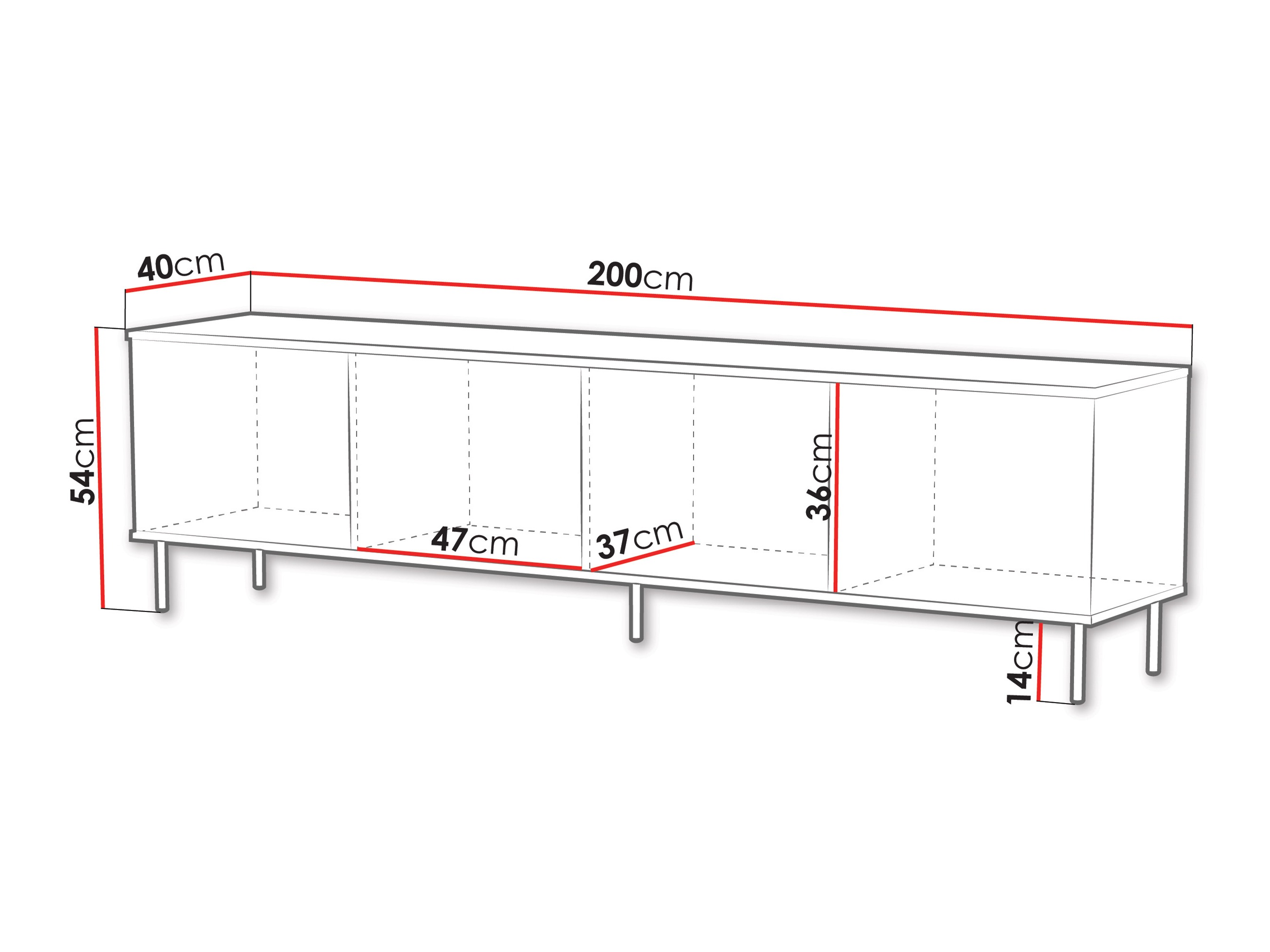 Comodă TV Mirfloi 103