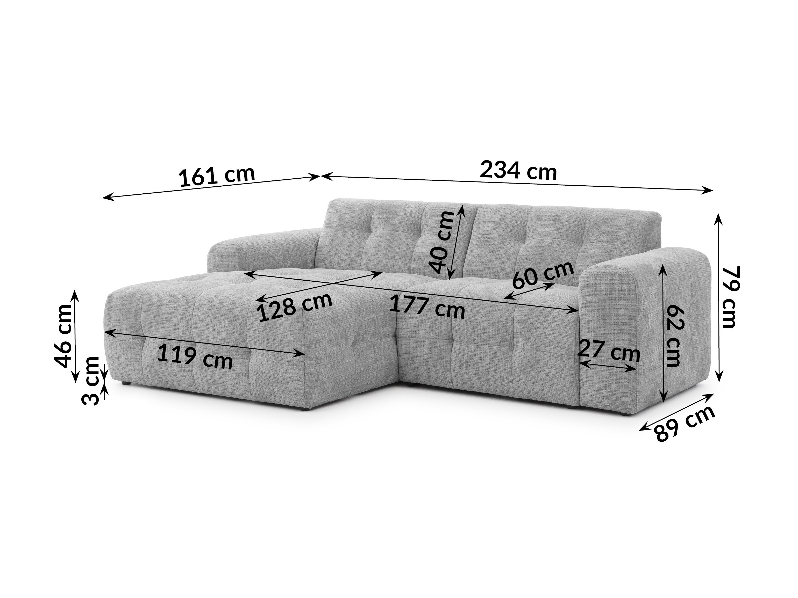 Set mobilier tapițat Rocklin 184 (Cremona 81)