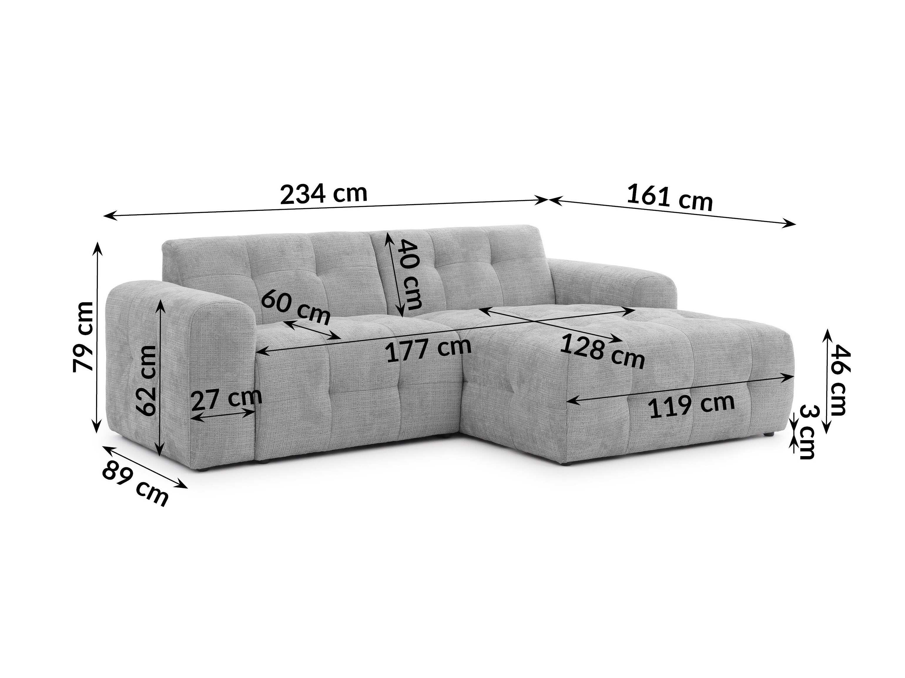 Set mobilier tapițat Rocklin 184 (Cremona 81)