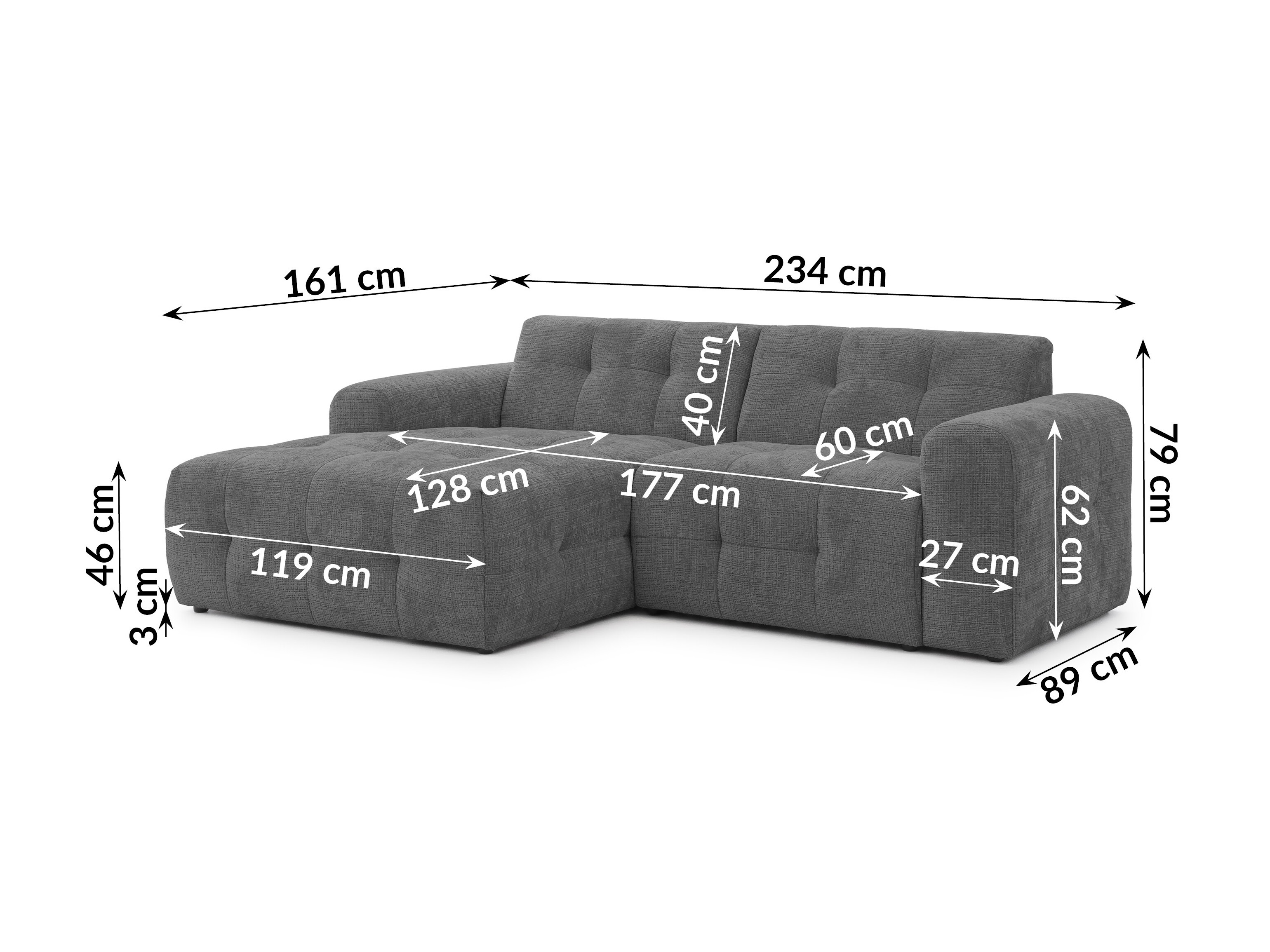 Set mobilier tapițat Rocklin 184 (Cremona 95)