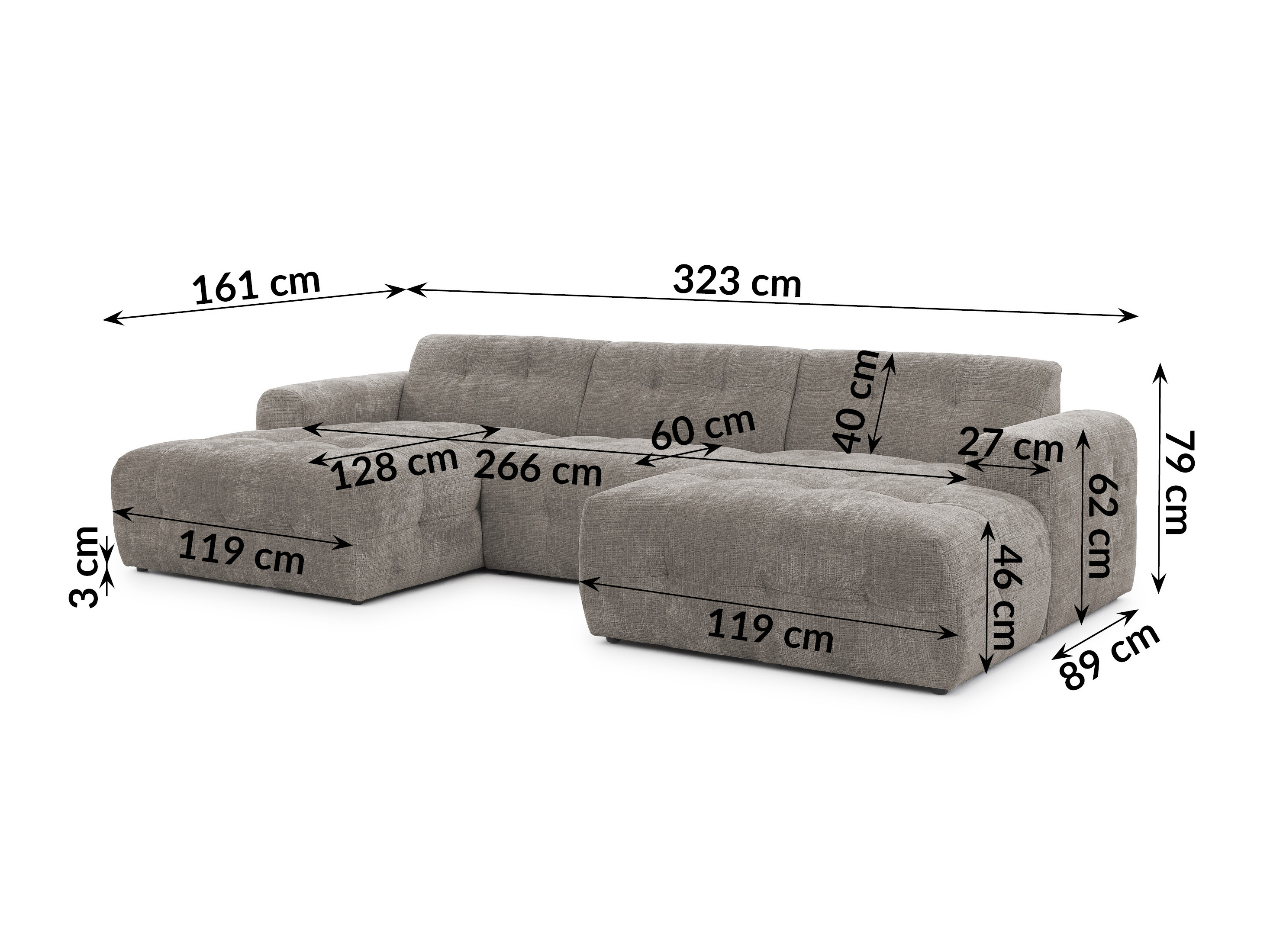 Set mobilier tapițat Rocklin 186 (Cremona 24)