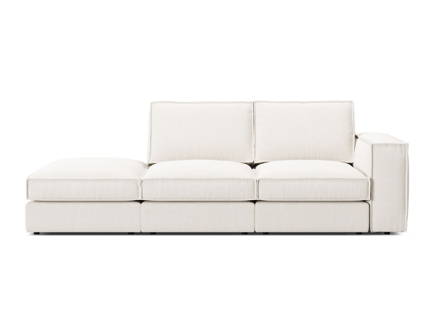 Bancă tapițată Dalodei 105 (Babel White)