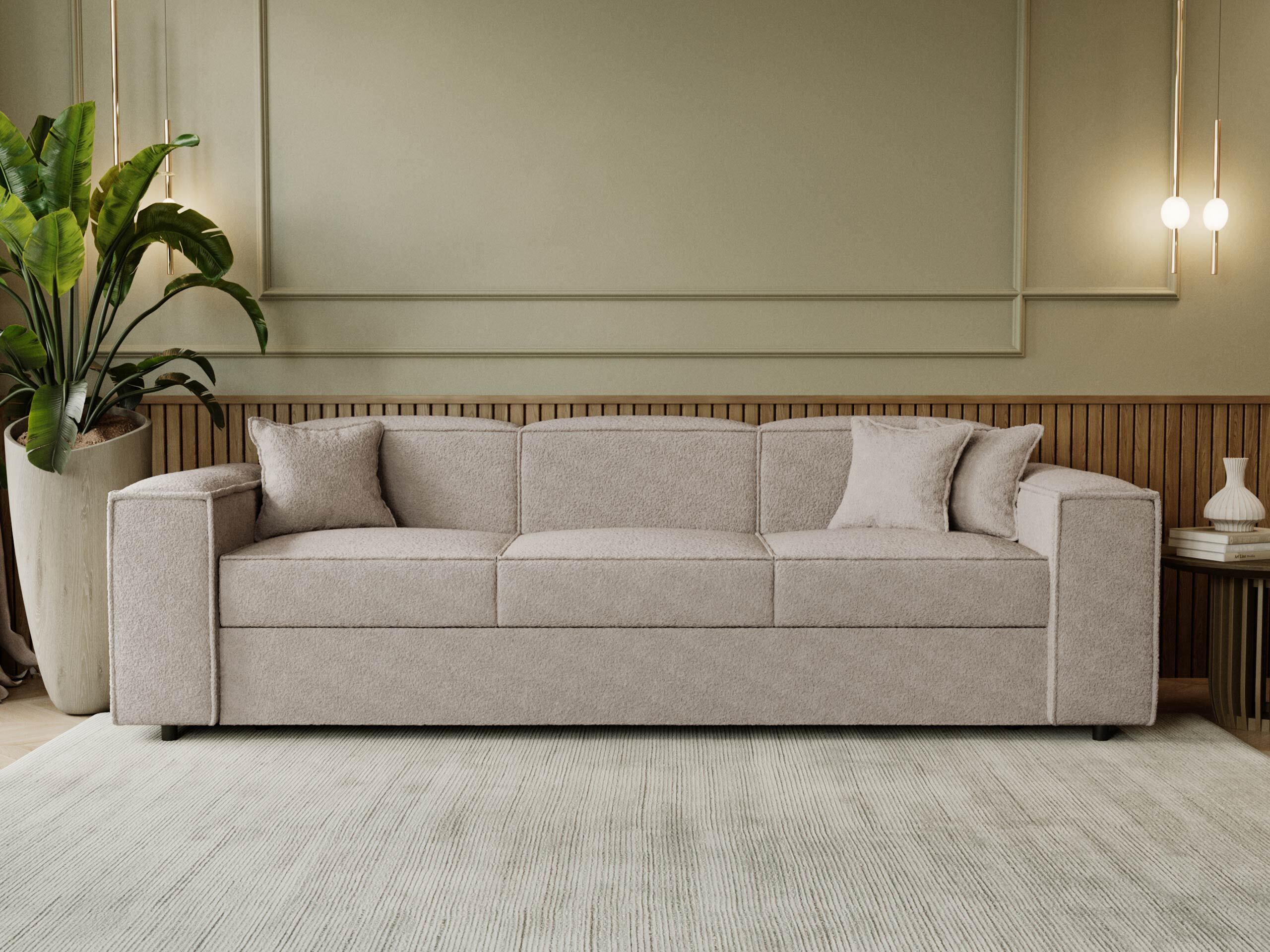 Canapea extensibilă Clovis 114 (Coral 50)