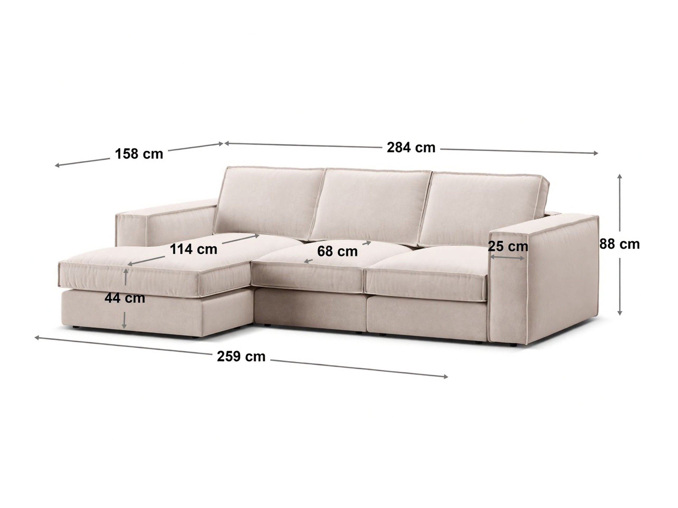 Colțar modular Dalodei 110 (Salvador 01)