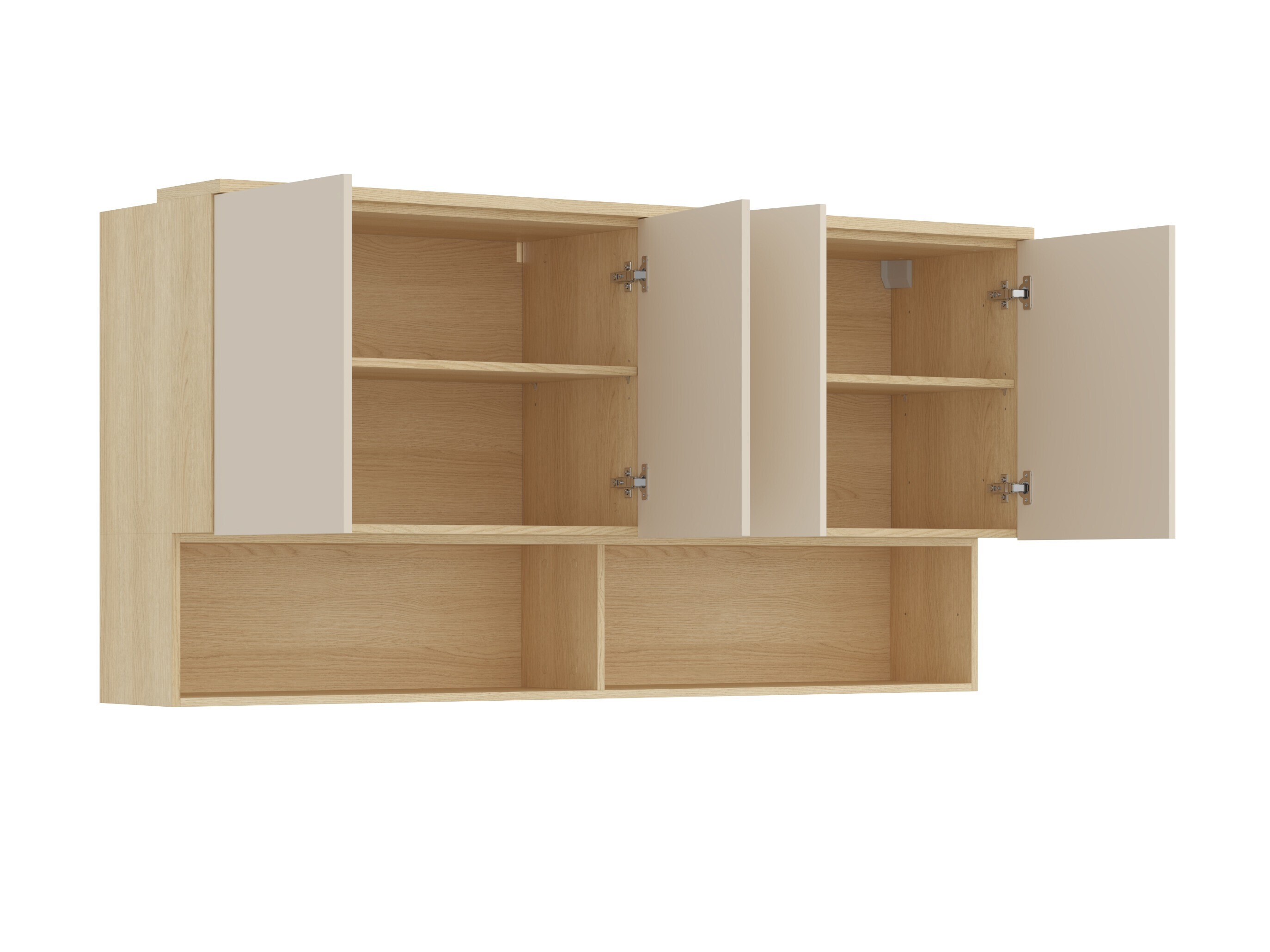 Set dormitor Nolcala 124 (Stejar + Bej)