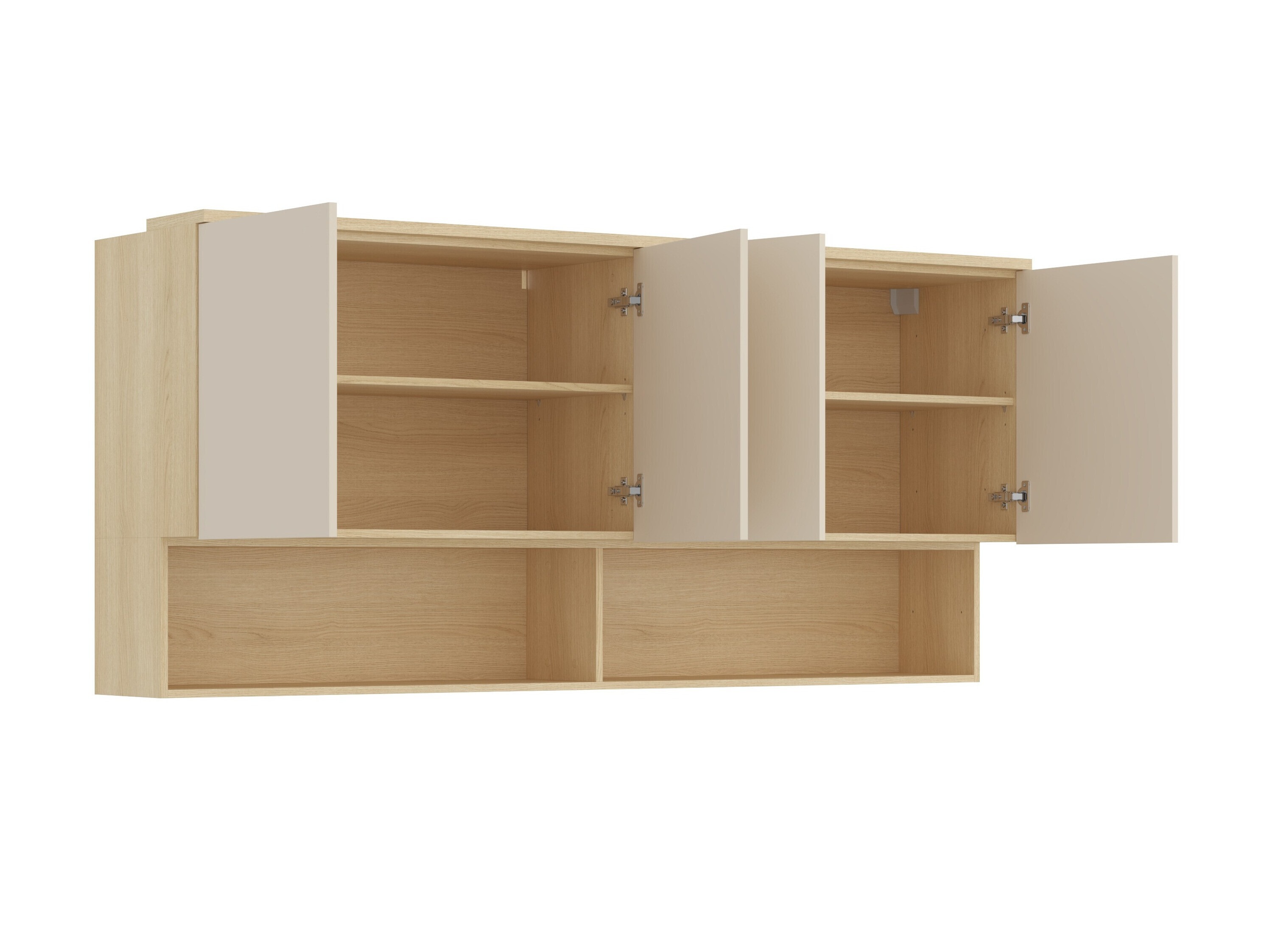 Set dormitor Nolcala 124 (Stejar + Bej)