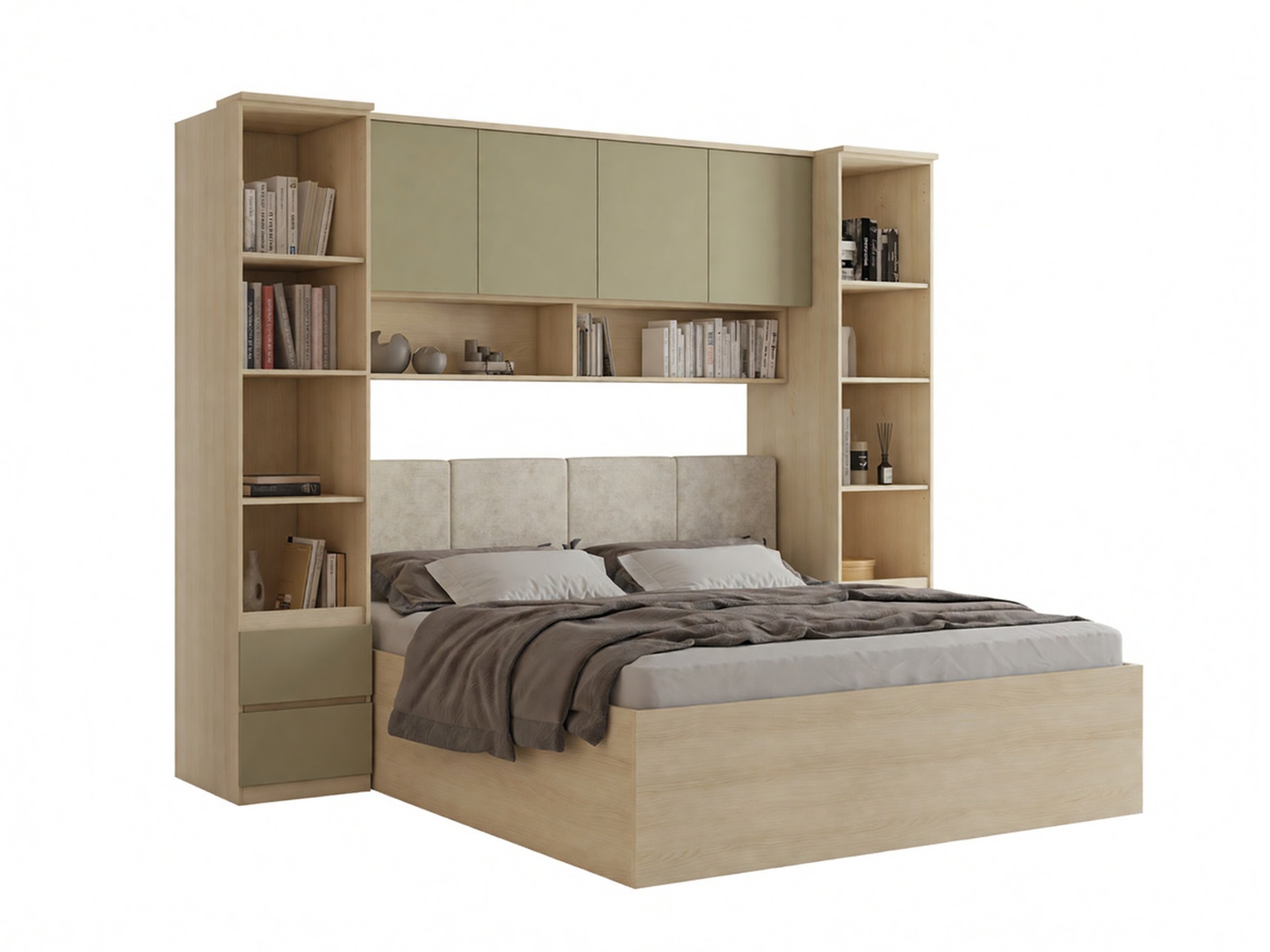 Set dormitor Nolcala 124 (Stejar + Eucalipt)