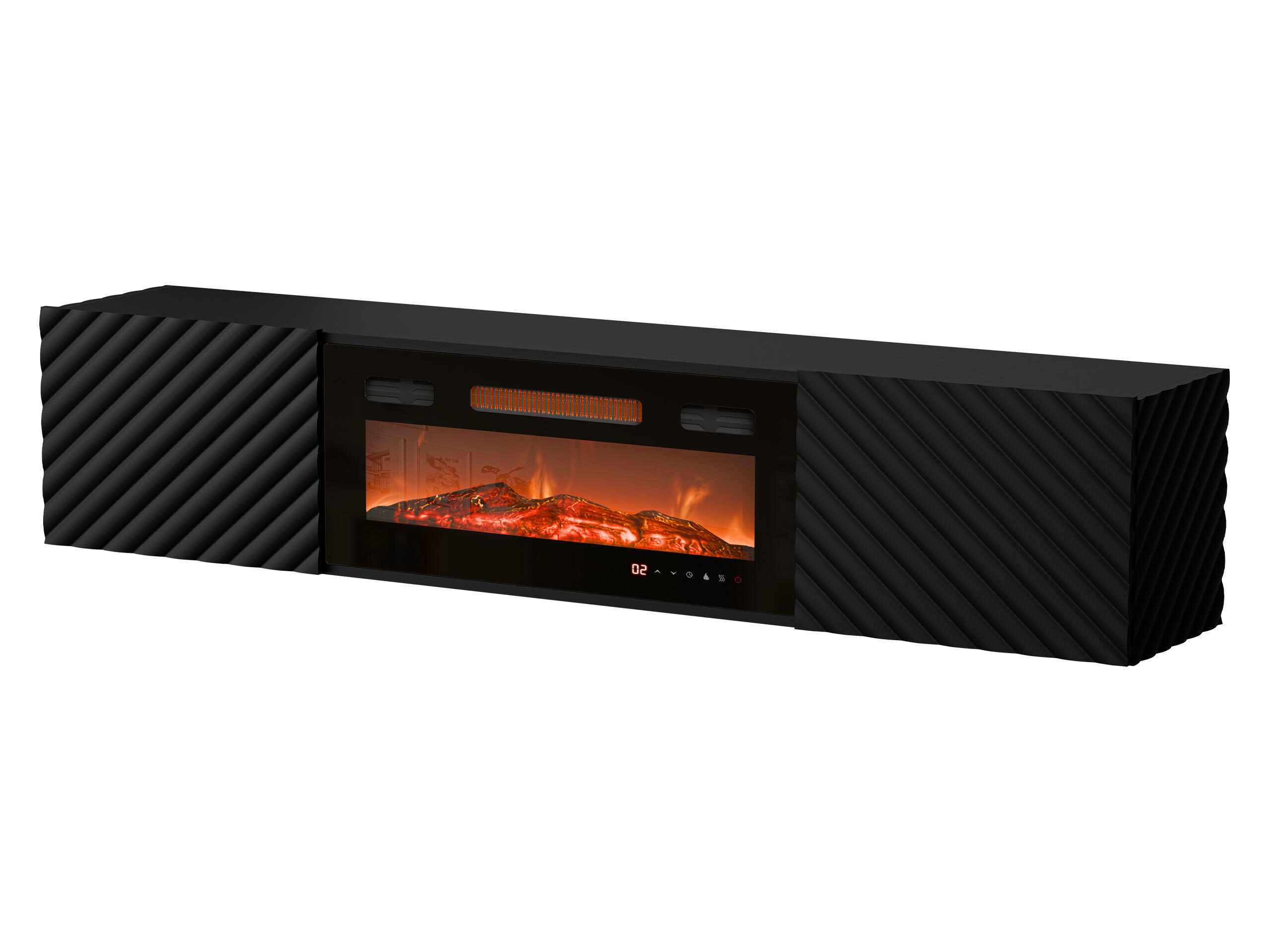 Comodă TV Charlotte 207 (Negru)