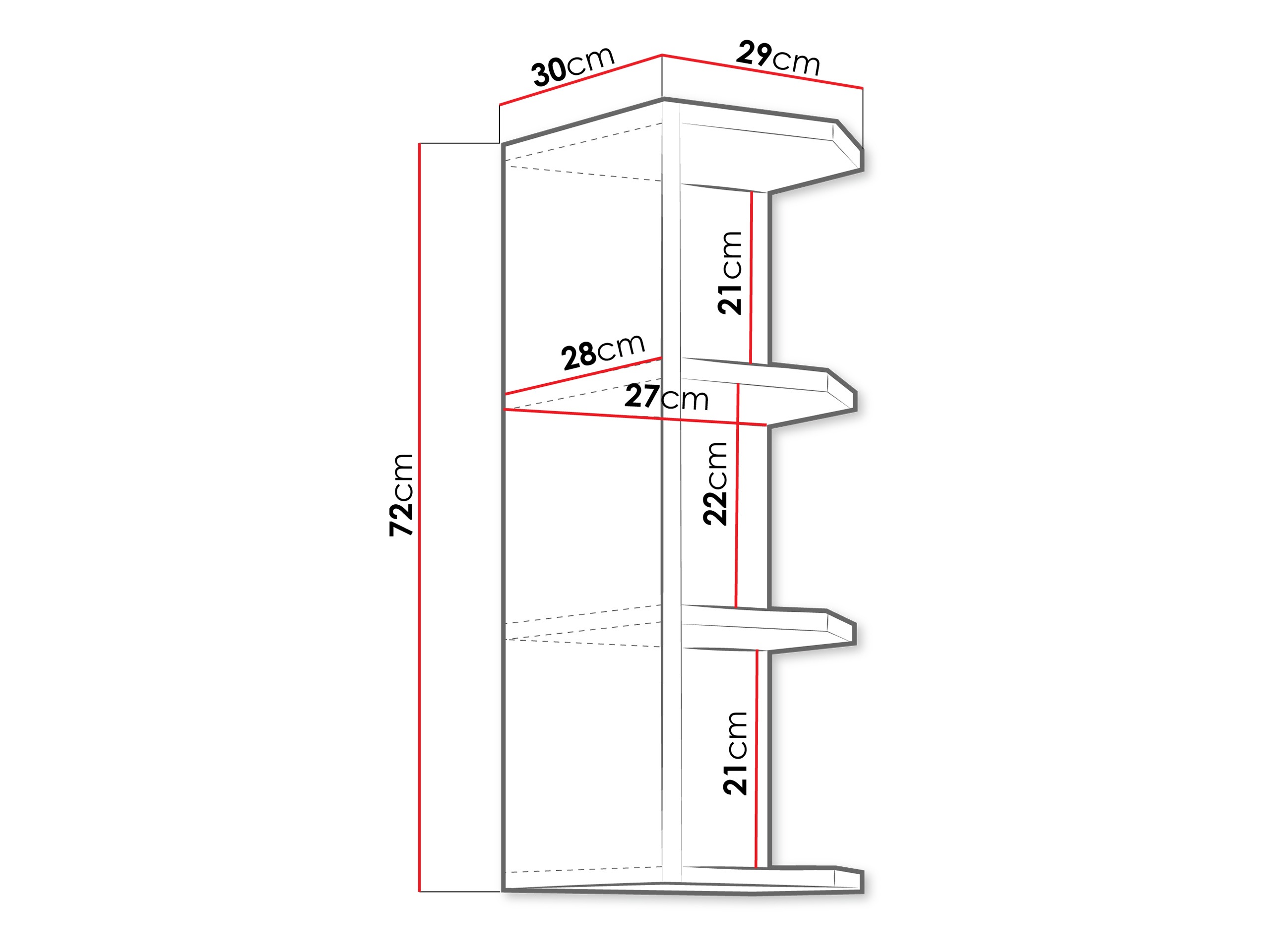 Raft de perete Sole 109