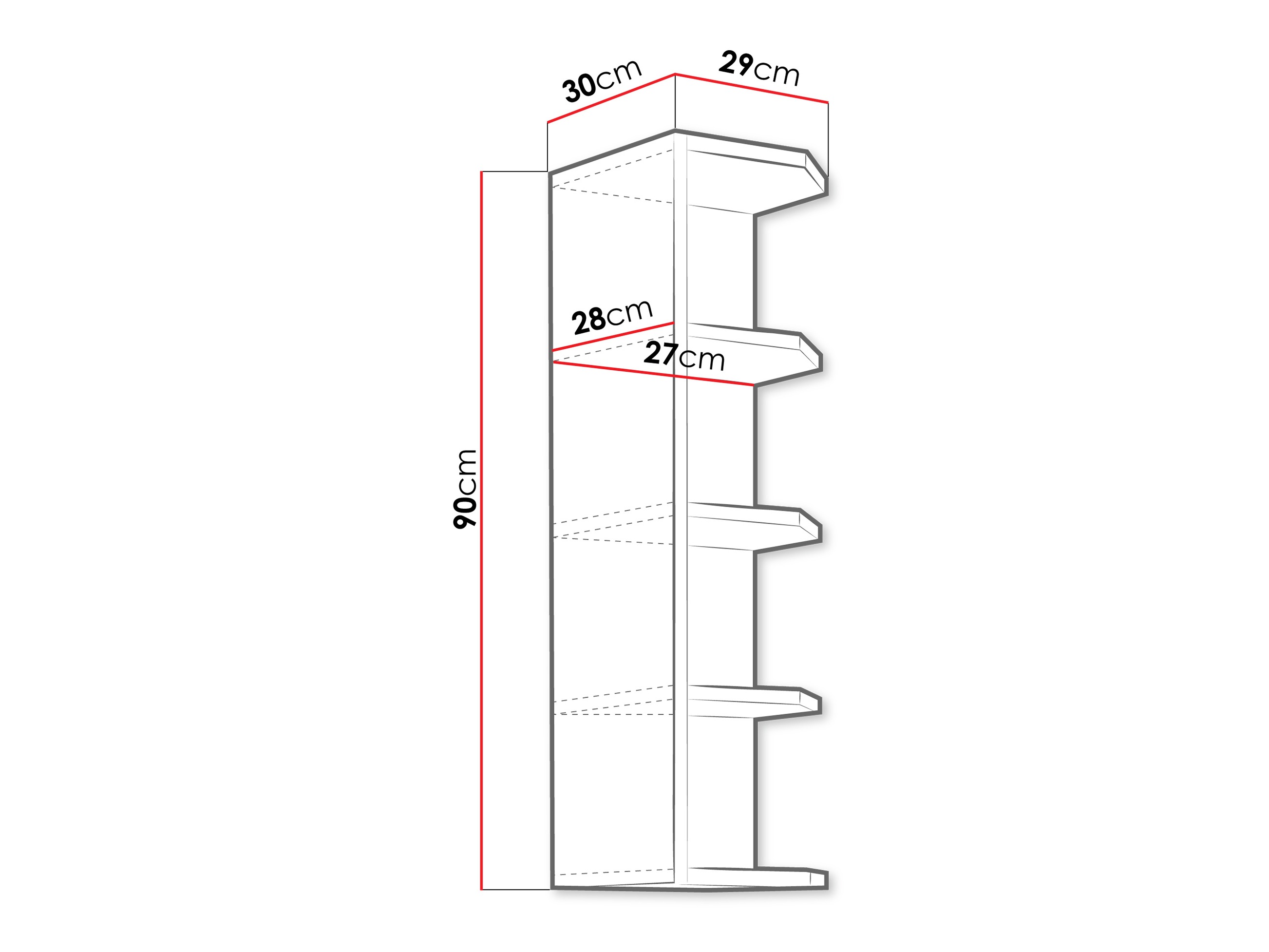 Raft de perete Sole 111
