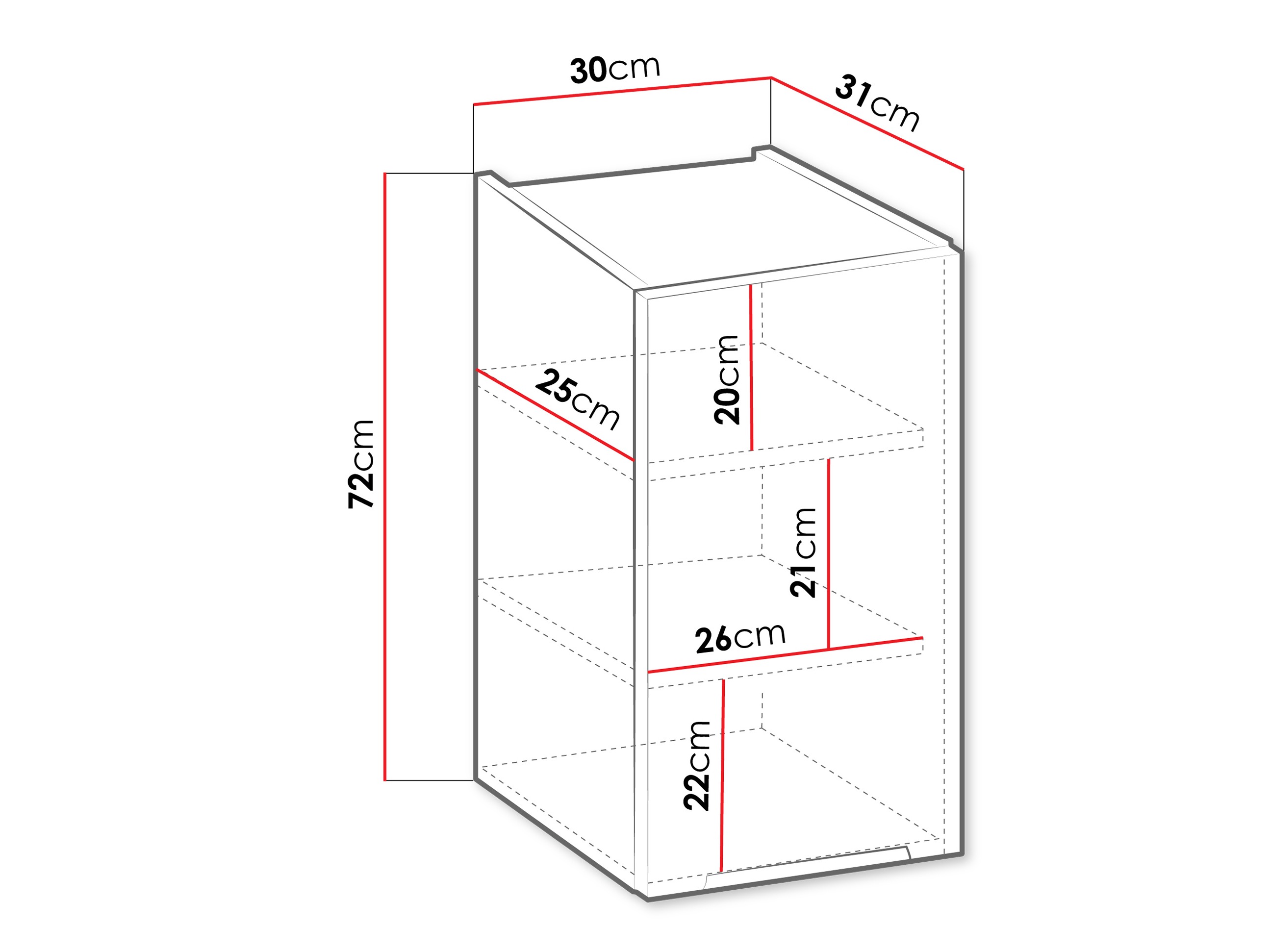 Dulap de perete modular Sole 112