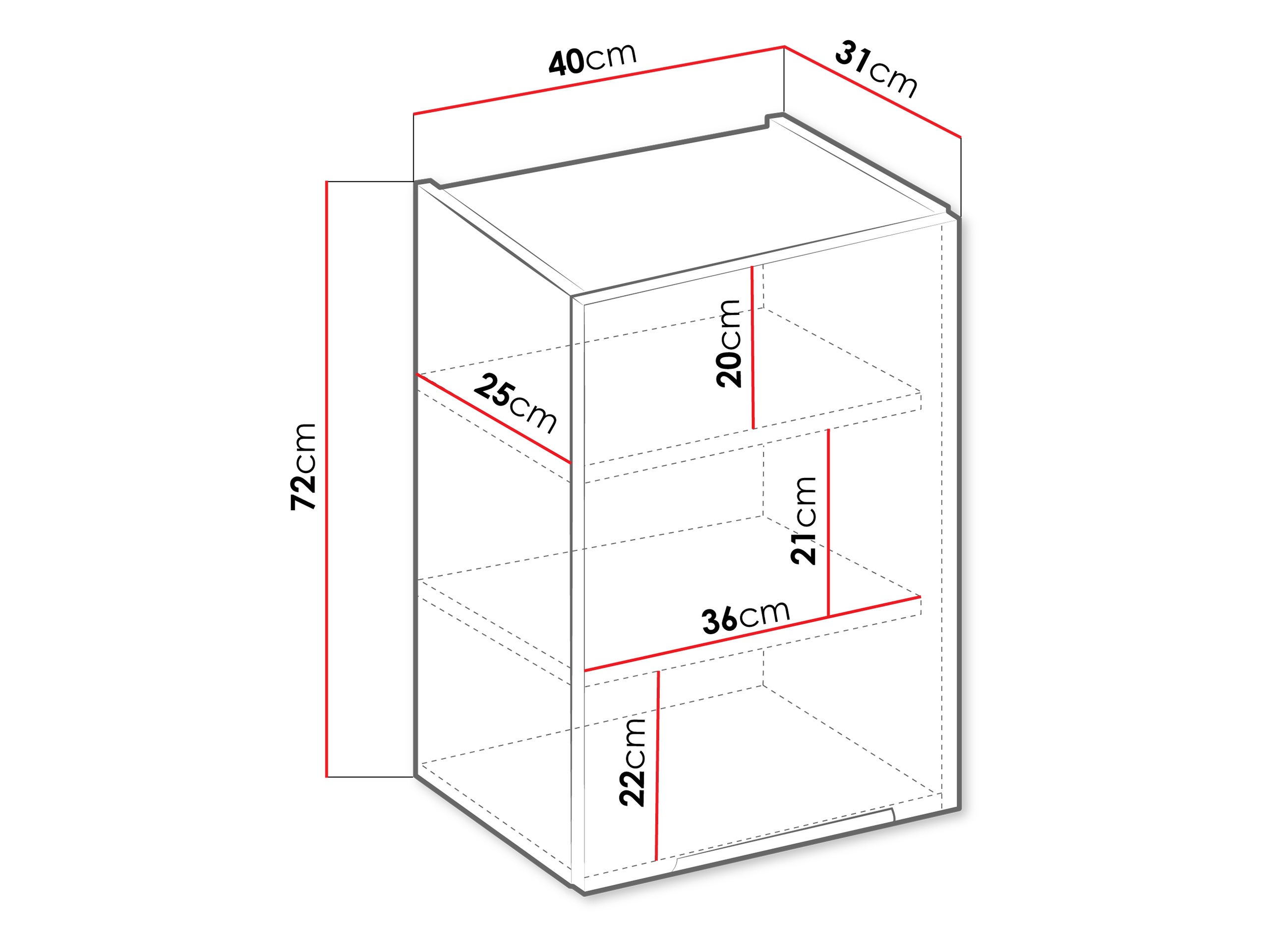 Dulap de perete modular Sole 117