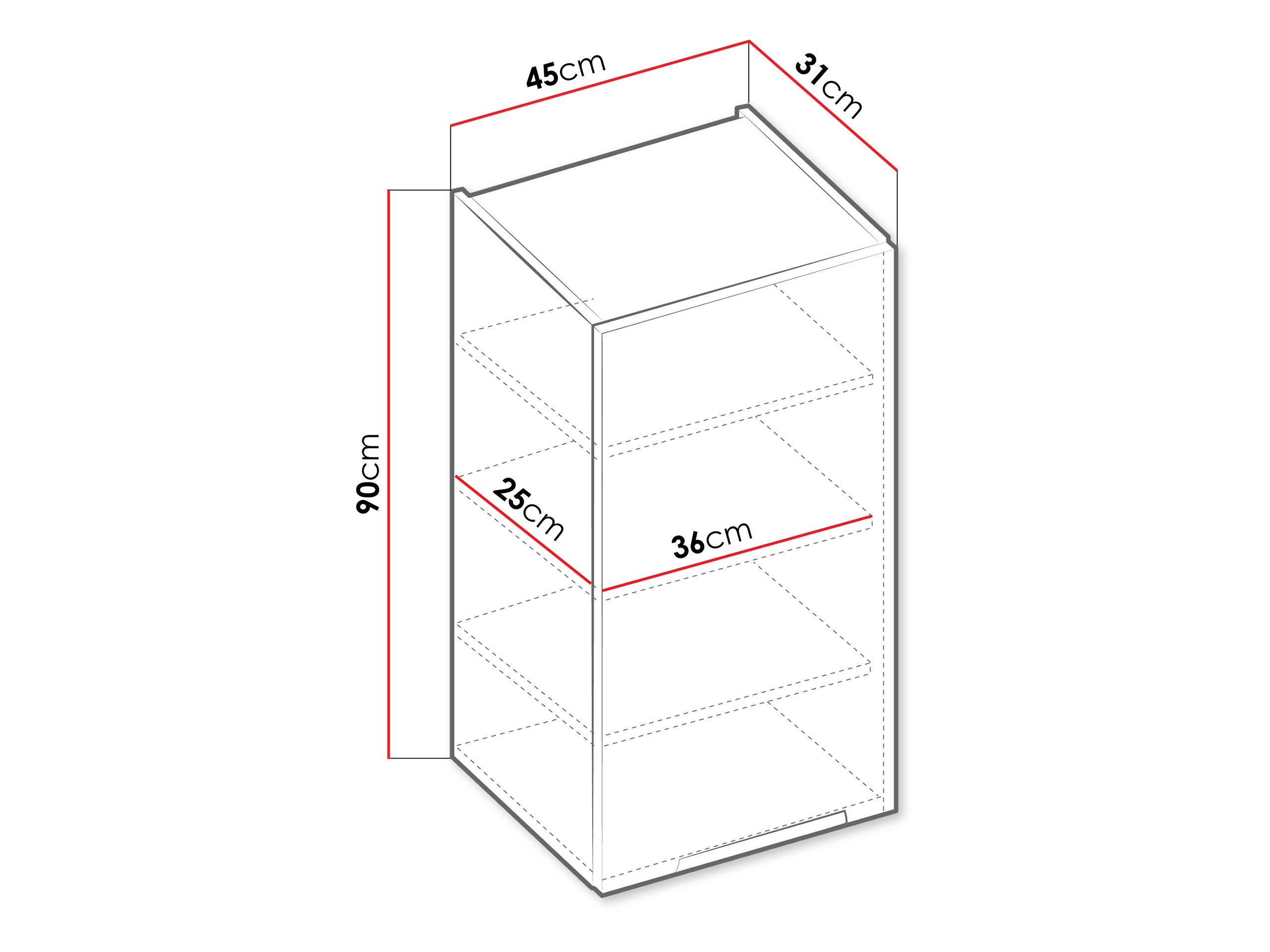 Dulap de perete modular Sole 120