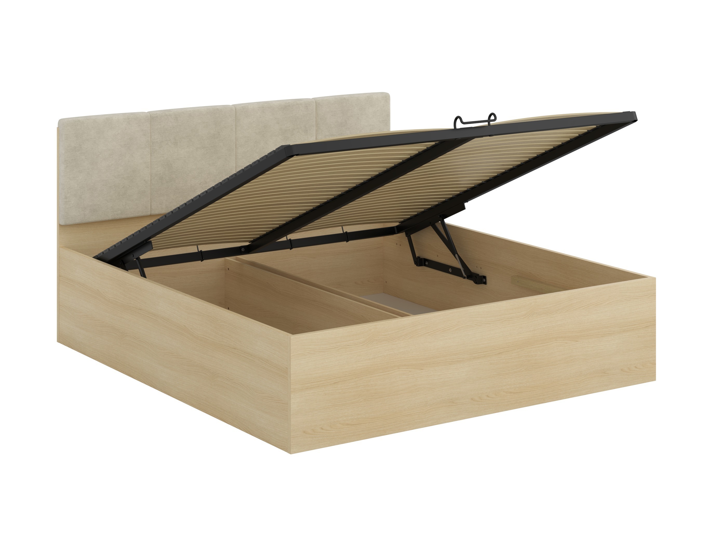 Set dormitor Nolcala 125 (Stejar + Bej)