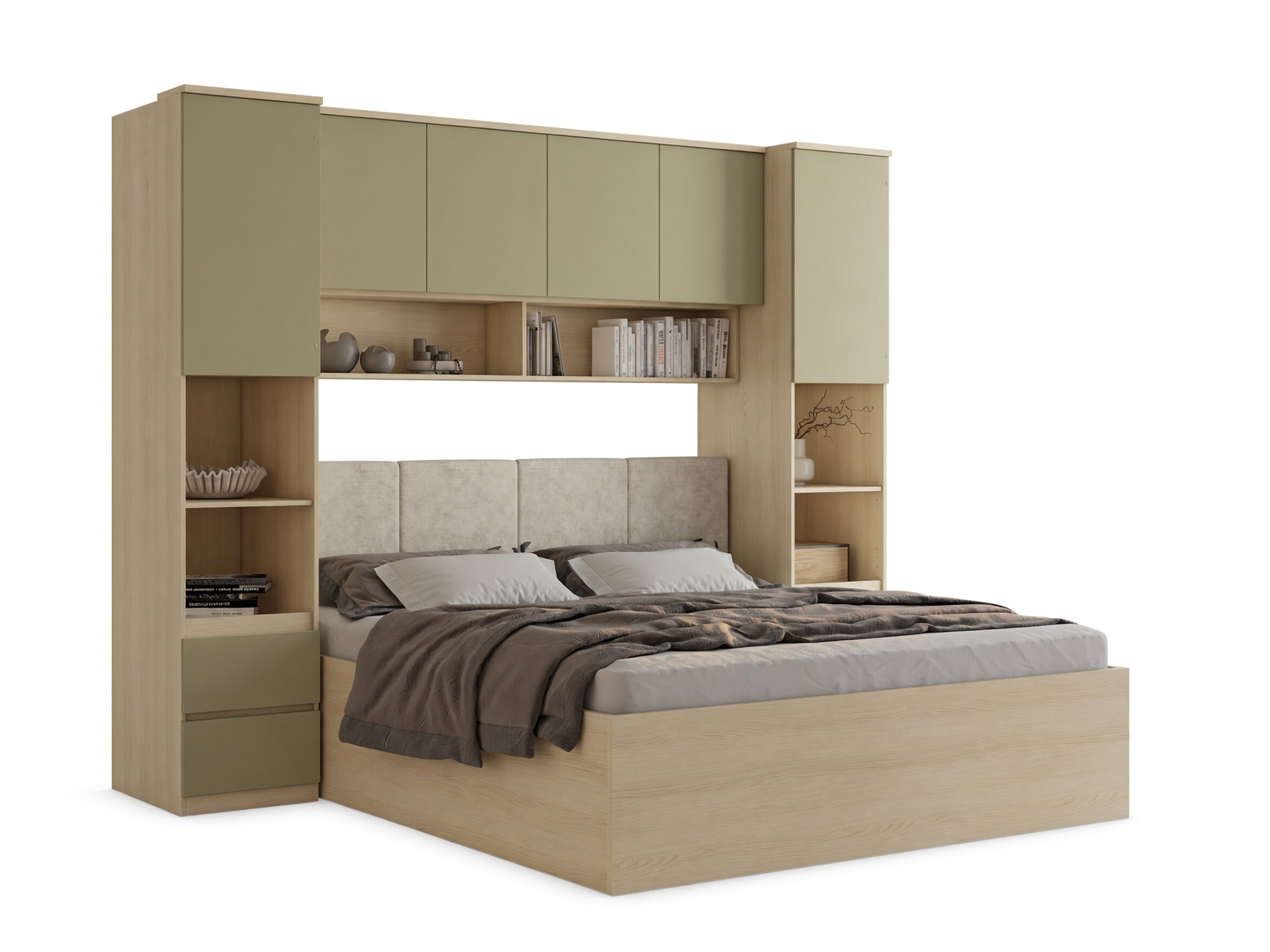 Set dormitor Nolcala 126 (Stejar + Eucalipt)