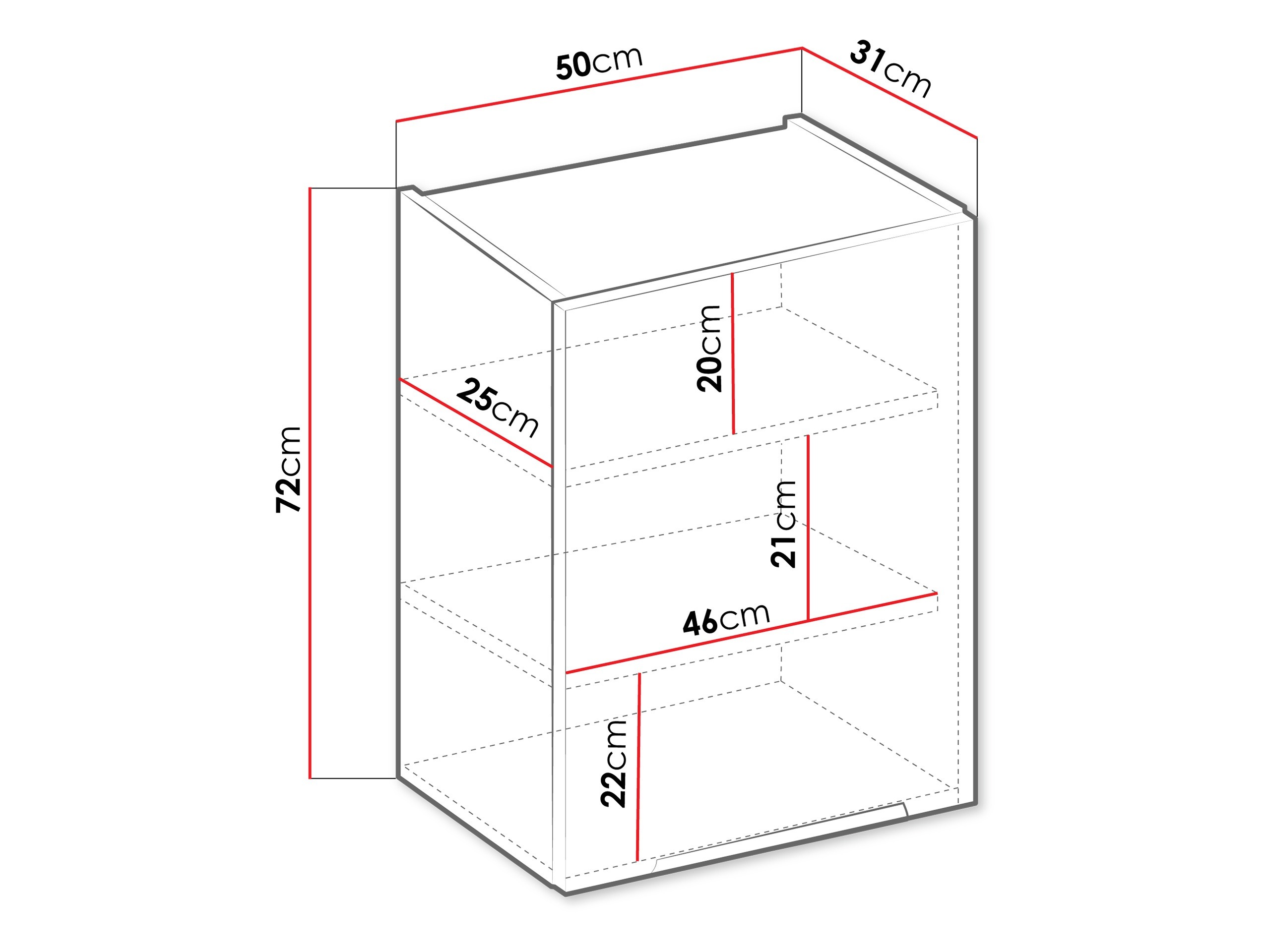 Dulap de perete modular Sole 122
