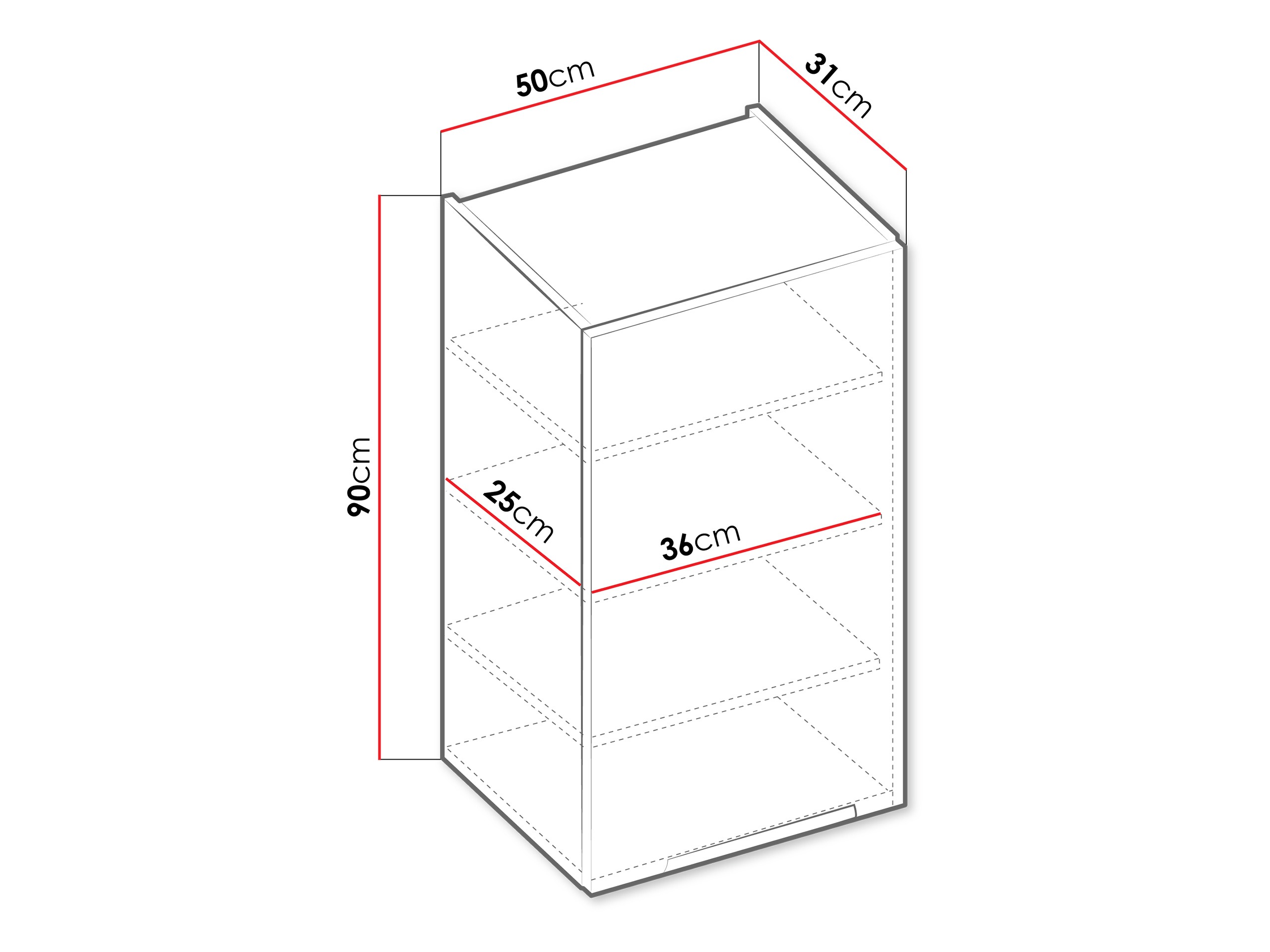 Dulap de perete modular Sole 123