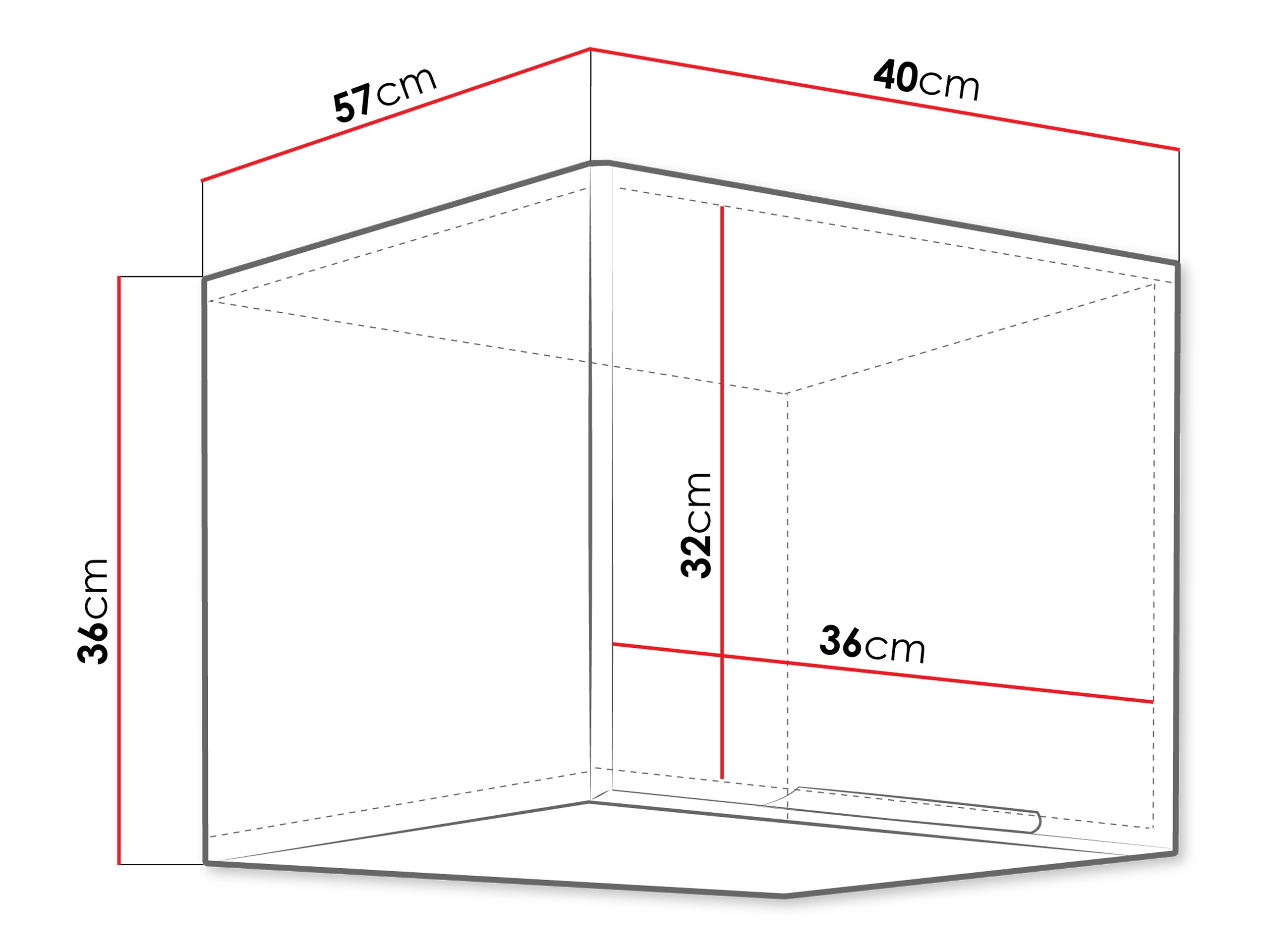 Dulap de perete modular Sole 127