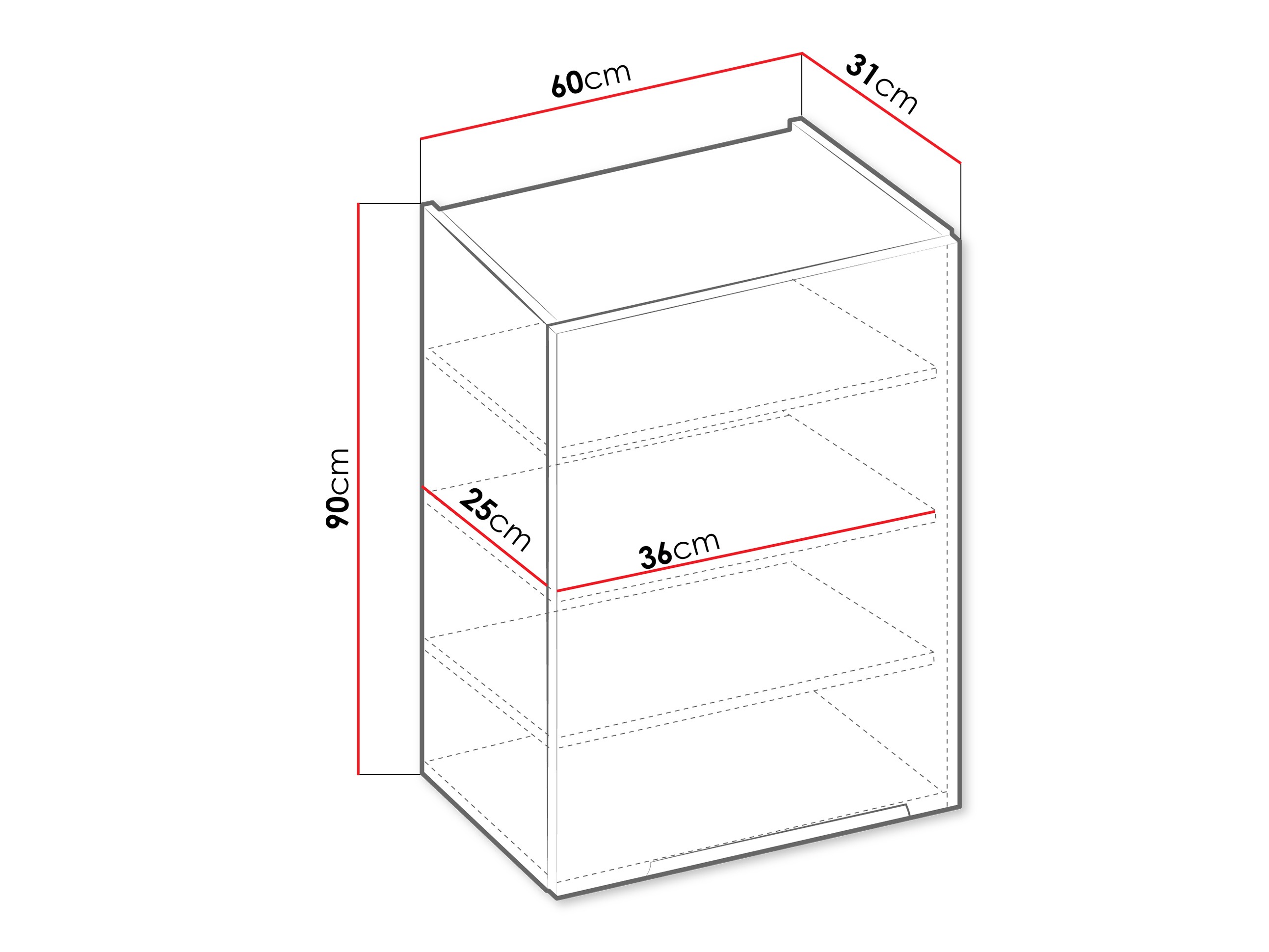 Dulap de perete modular Sole 137