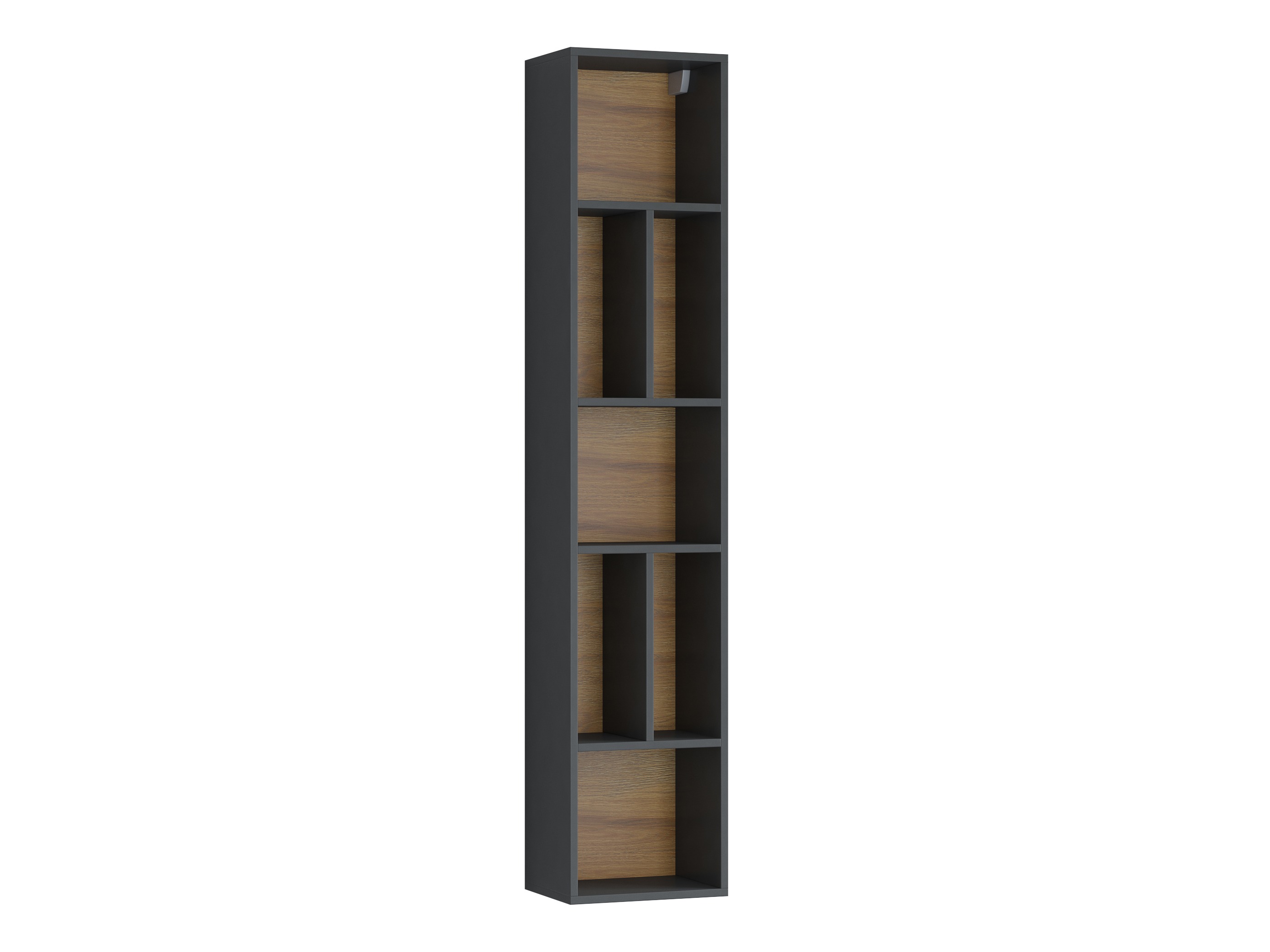 Raft de perete Torsone 106 (Antracit + Gloss antracit + Stejar Grandson)