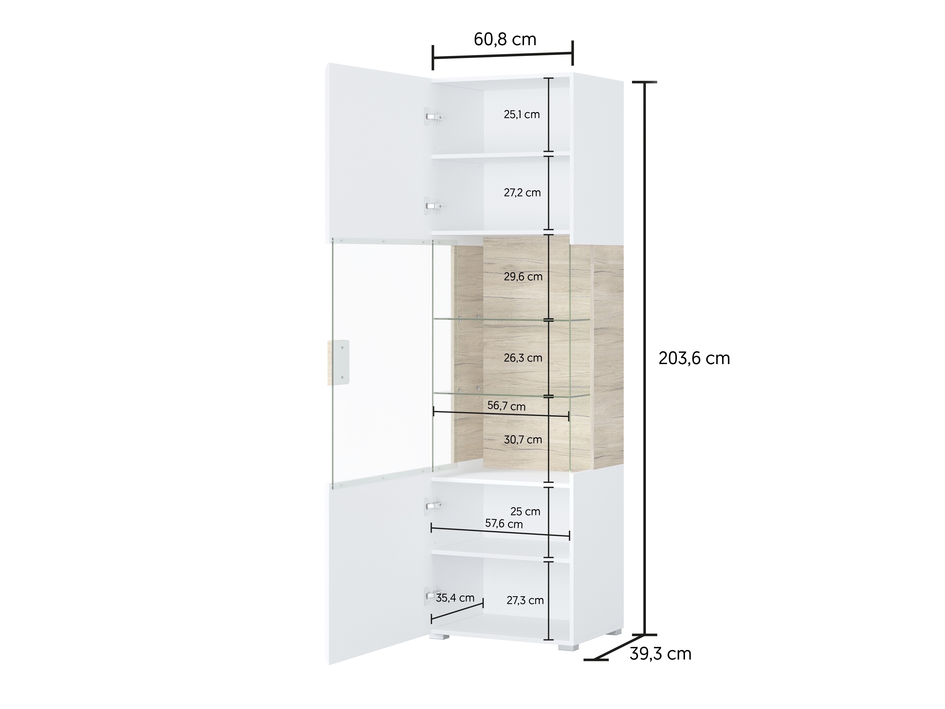 Raft Torsone 103 (Antracit + Gloss antracit + Stejar Grandson)
