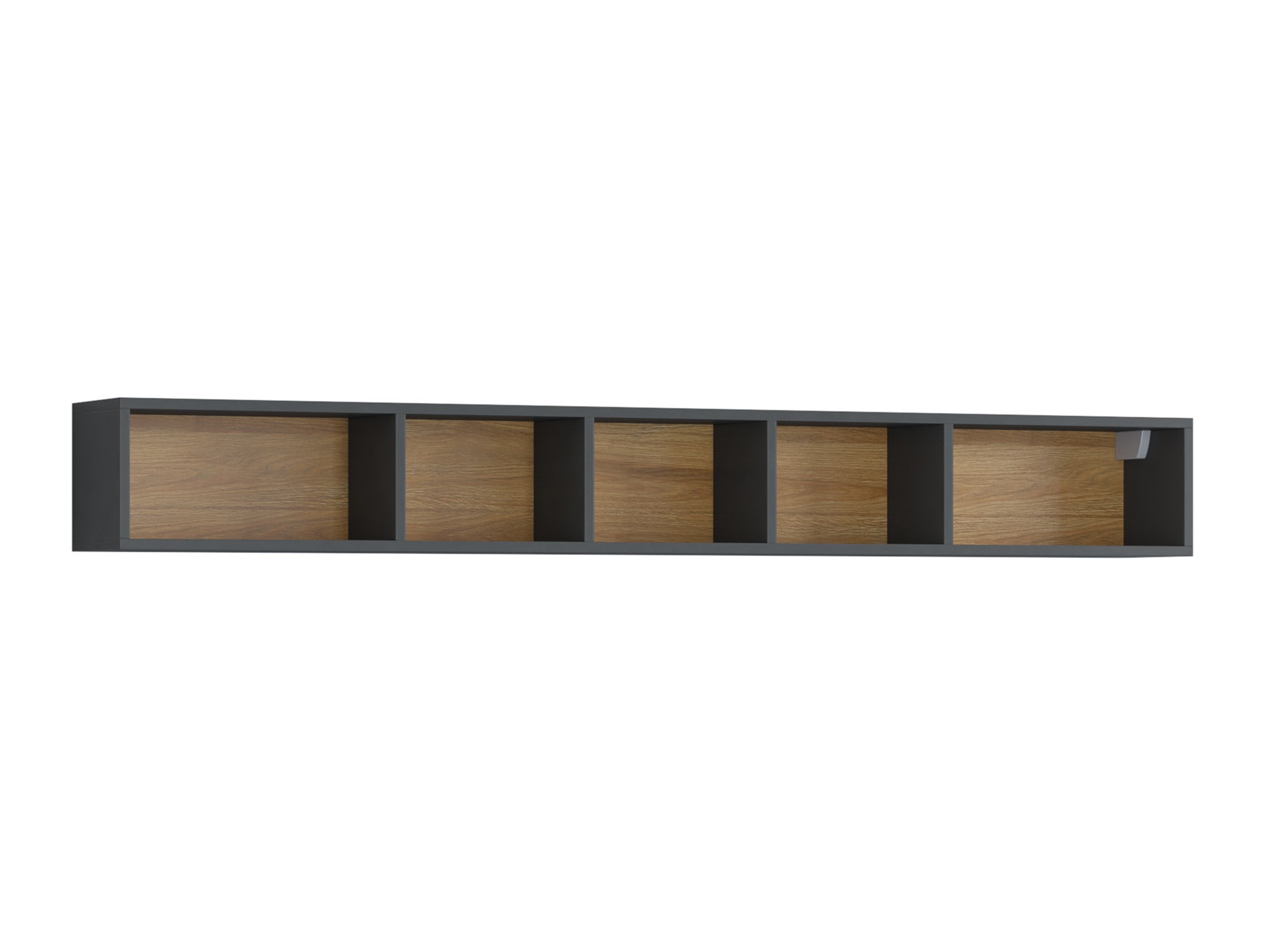 Set de living Torsone 104 (Antracit + Gloss antracit + Stejar Grandson)
