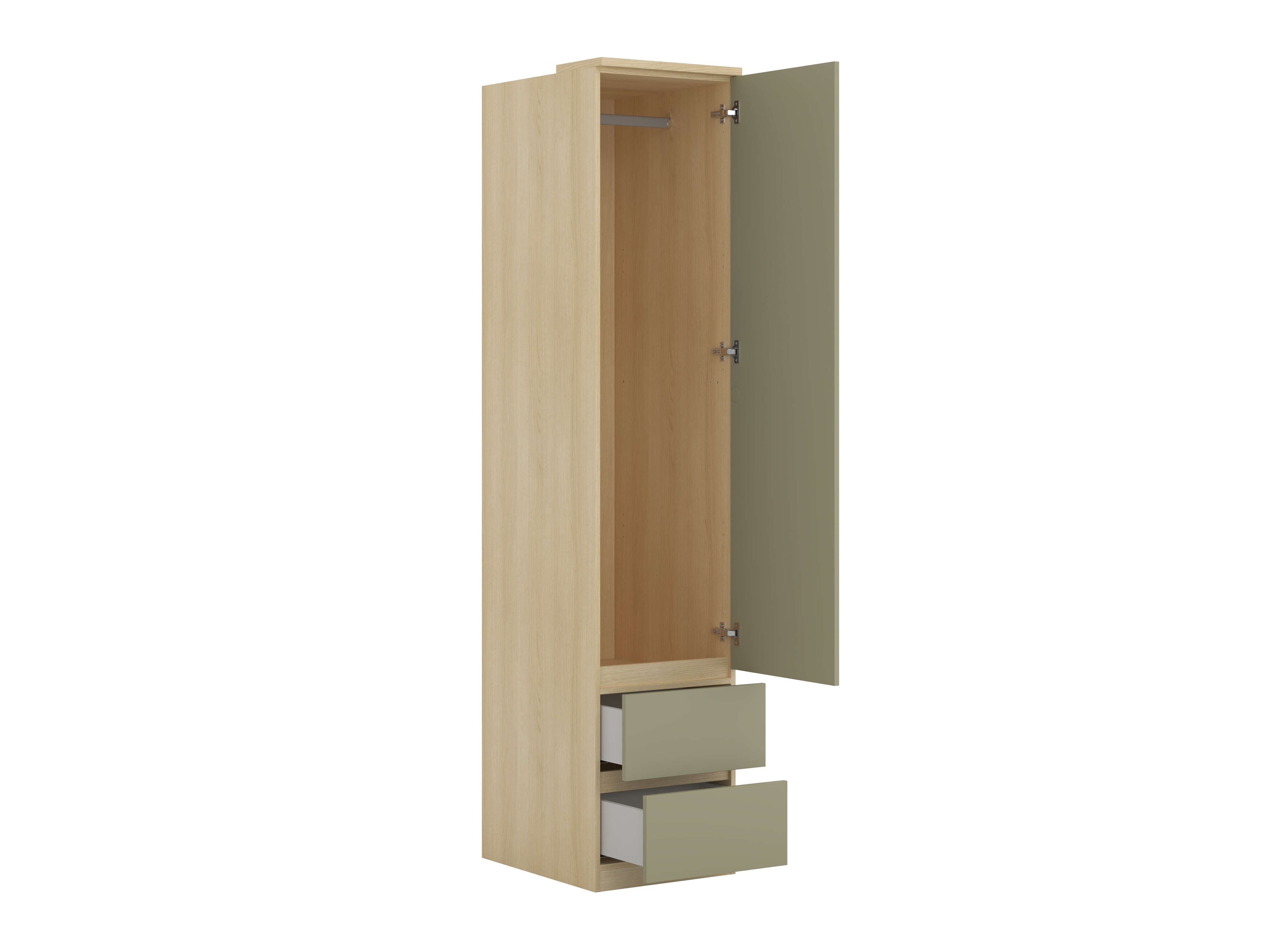 Set dormitor Nolcala 125 (Stejar + Eucalipt)