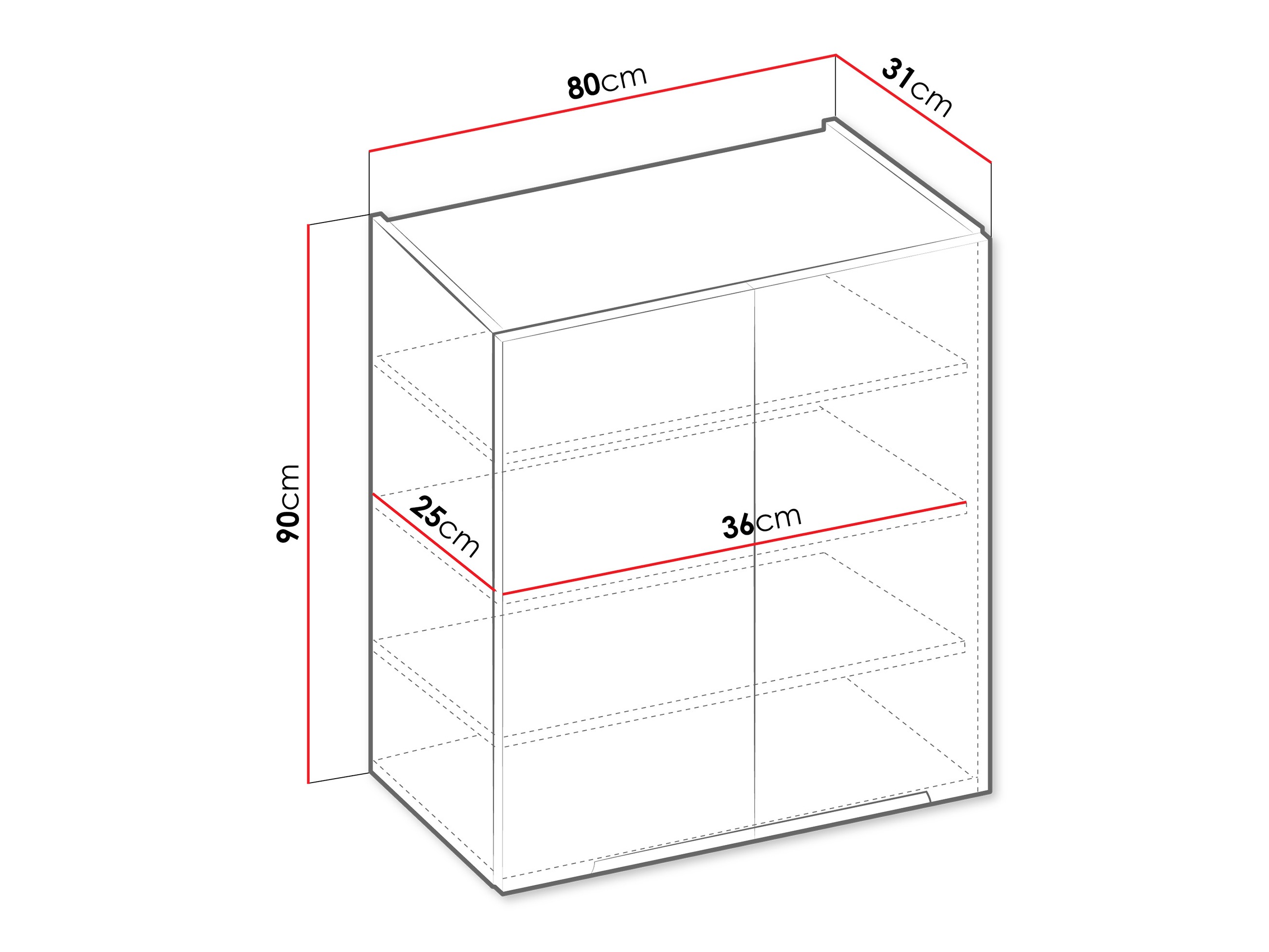 Dulap de perete modular Sole 149