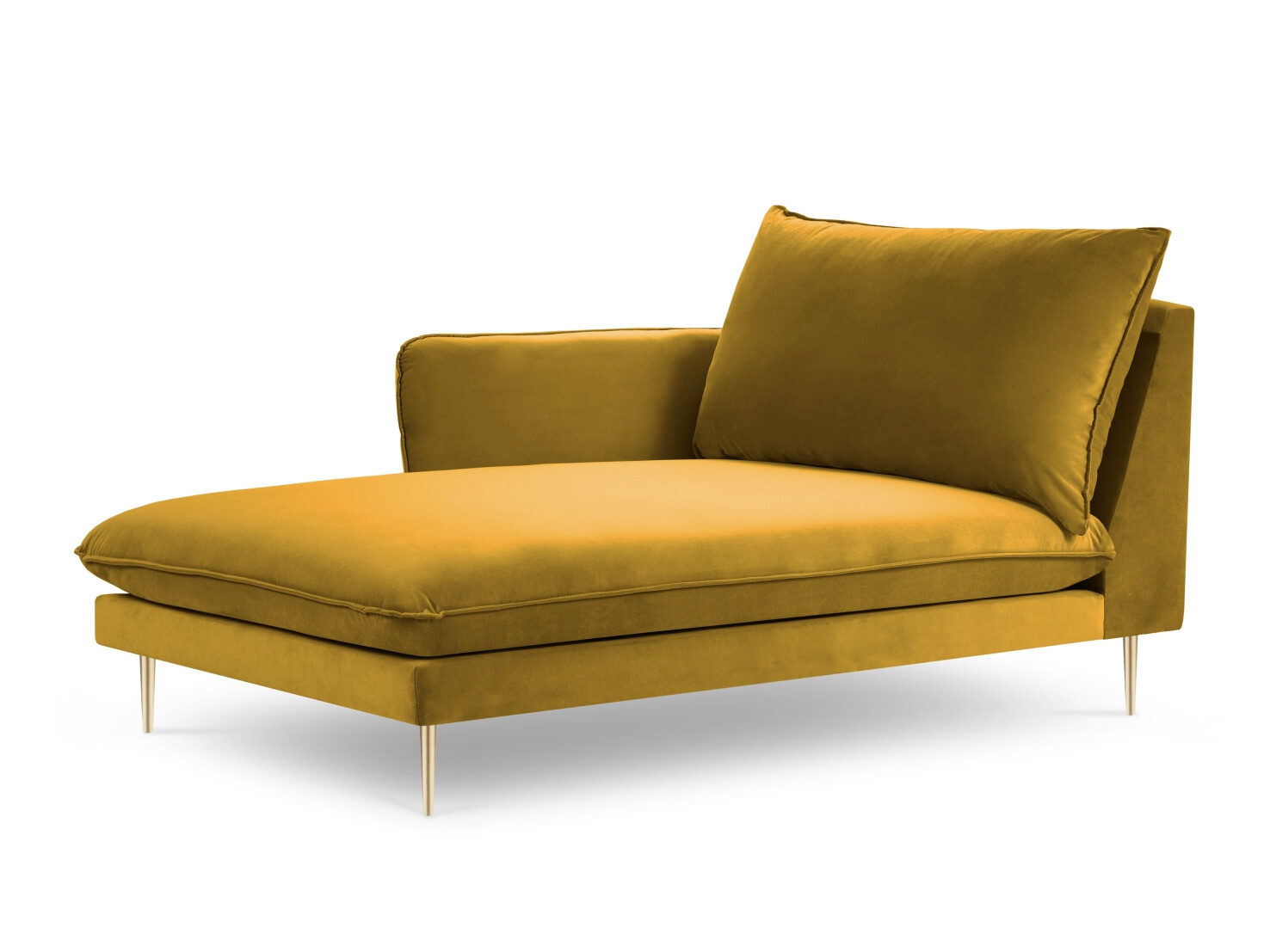 Canapea tip șezlong Ferlevi 106 (Malia Tumeric)