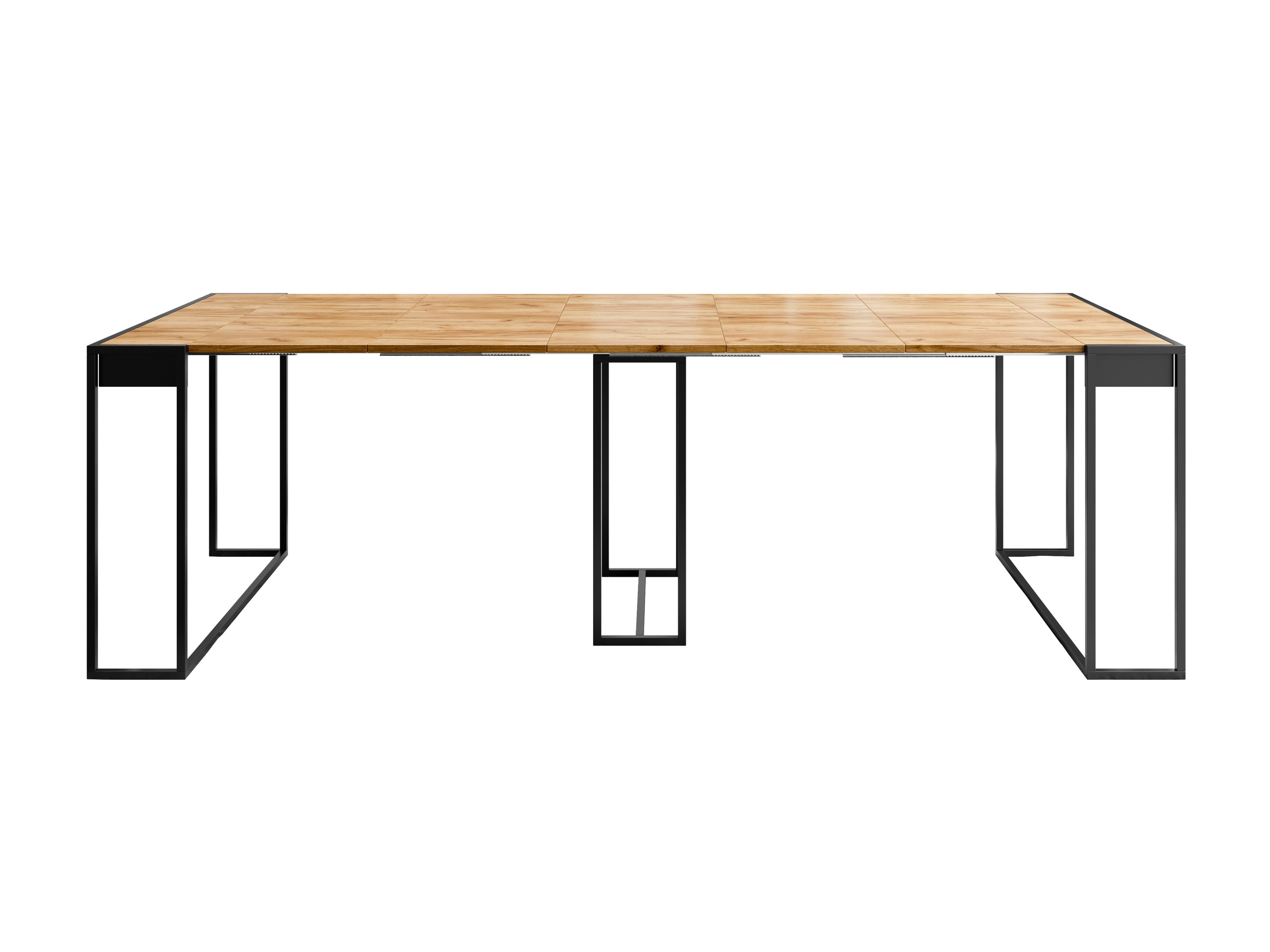 Masă pliantă Oswego 180 (Negru + Craft stejar)