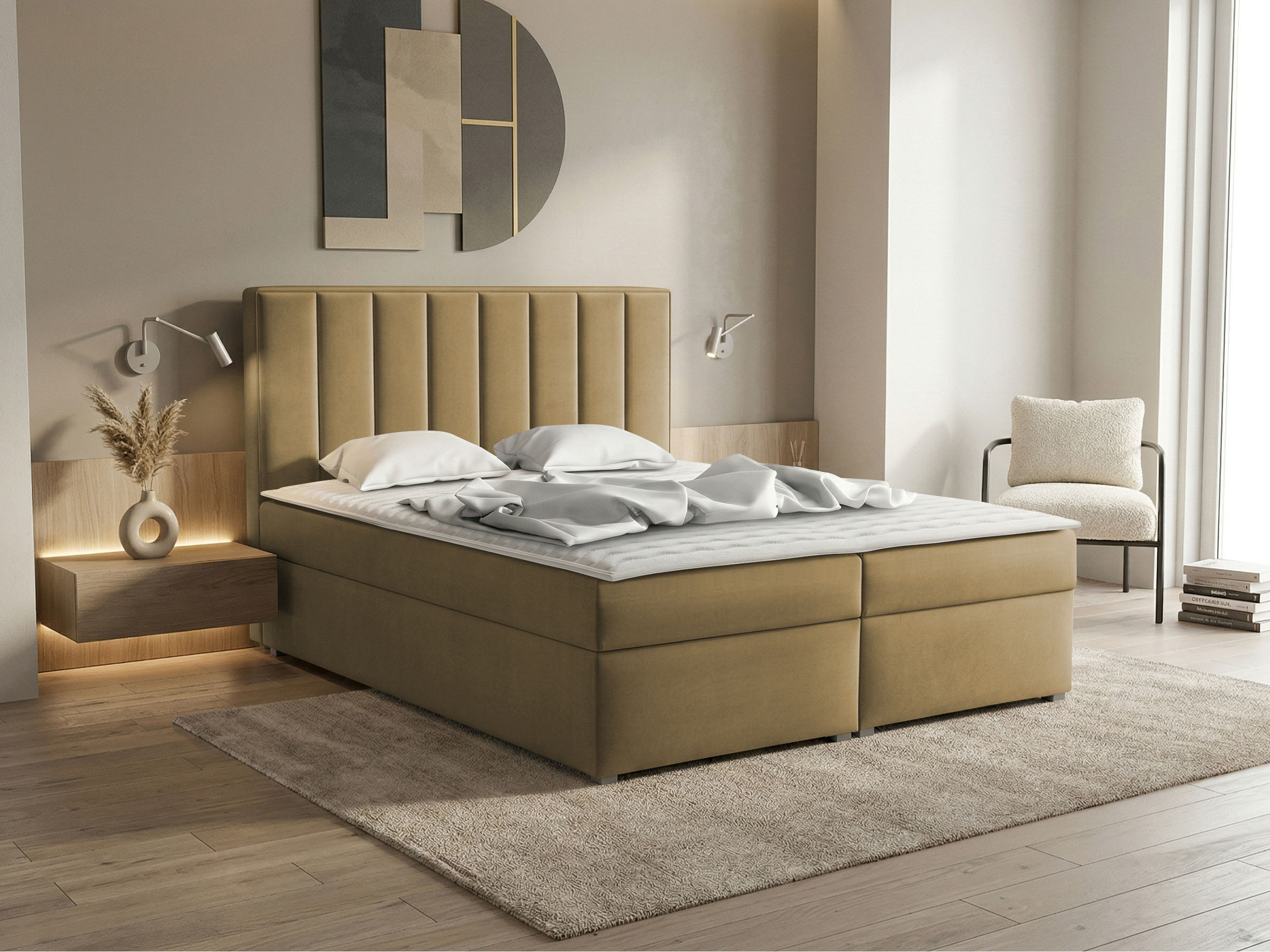 Pat boxspring Pomona 116 (Magic catifea 2206)